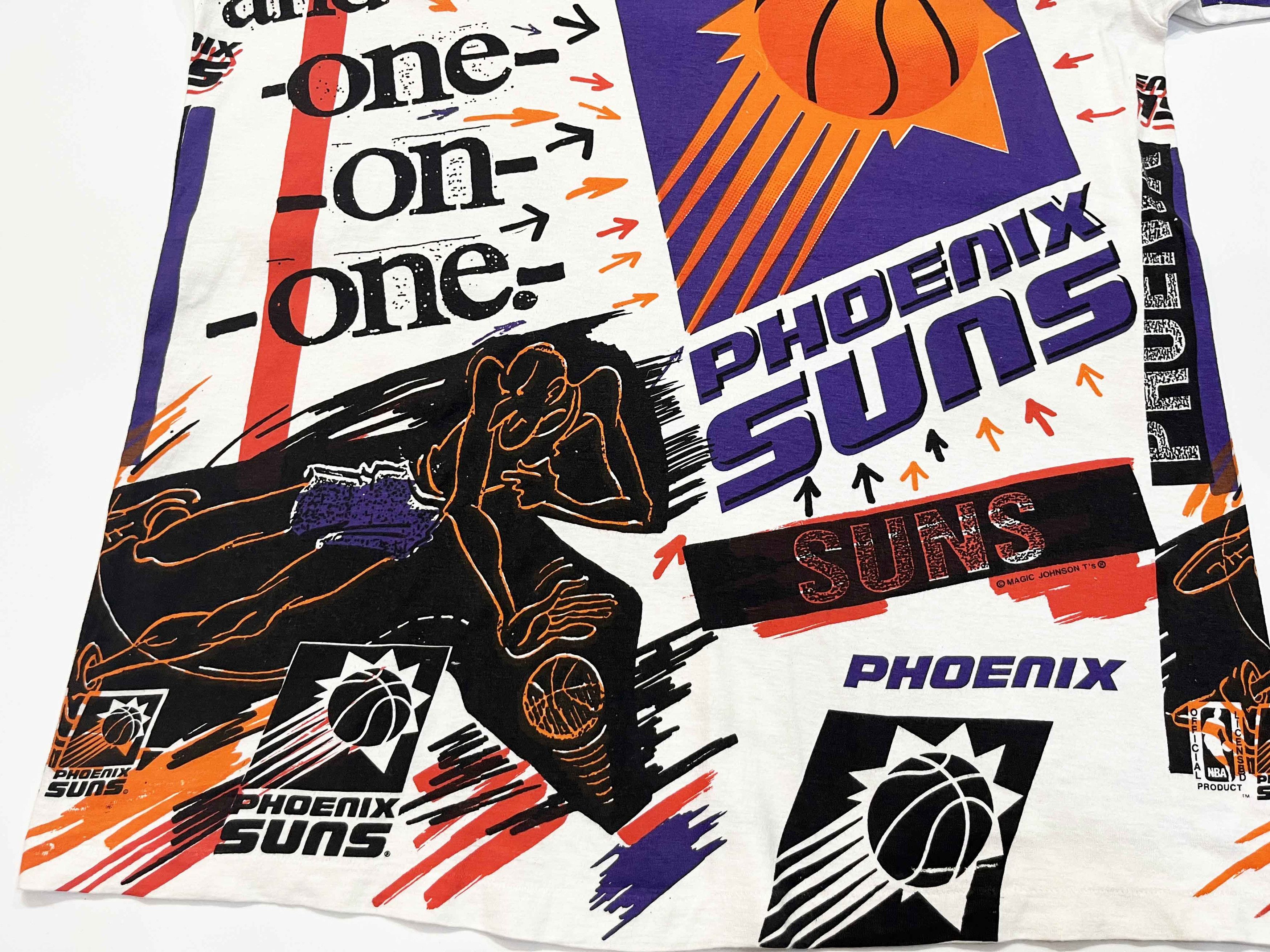 Vintage Vintage Magic Johnson T's NBA Phoenix Suns AOP T-Shirt Size US L / EU 52-54 / 3 - 5 Thumbnail