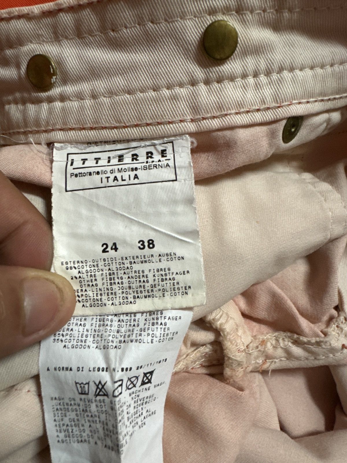 Dolce & Gabbana Flared Orange Claw Mark Dolce & Gabanna Pants. Size 29" - 15 Thumbnail