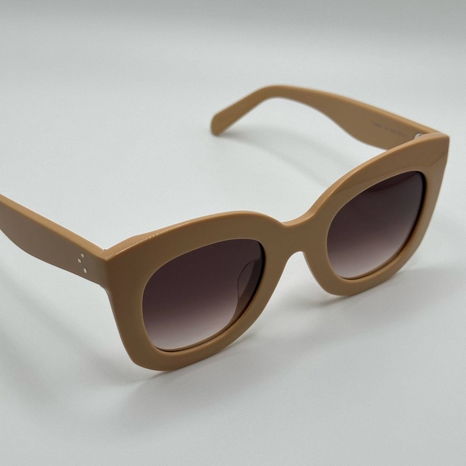 Celine NEW CELINE Sunglasses CL4005FN 4957Z Beige/Violet Gradient Size ONE SIZE - 1 Thumbnail