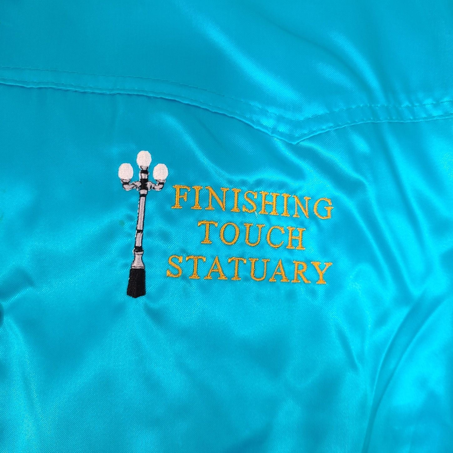 Vintage Vintage 80s West Ark blue satin embroidered windbreaker 2xl Size US XXL / EU 58 / 5 - 3 Thumbnail