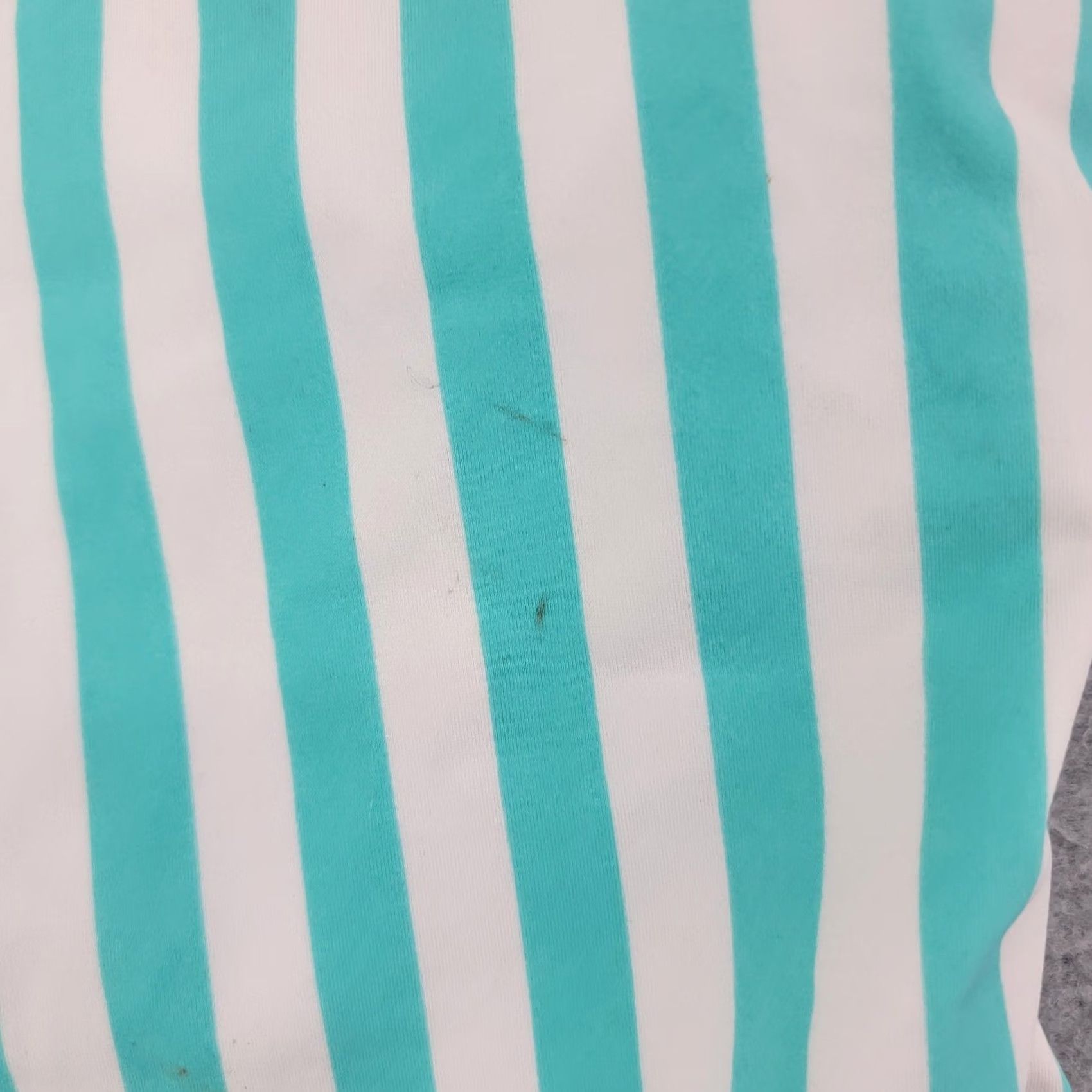 Forever 21 FOREVER 21 Swimwear One Piece Womens 0X Green Striped Lined Backless Spaghetti Strappy Plus Size Size ONE SIZE - 3 Thumbnail