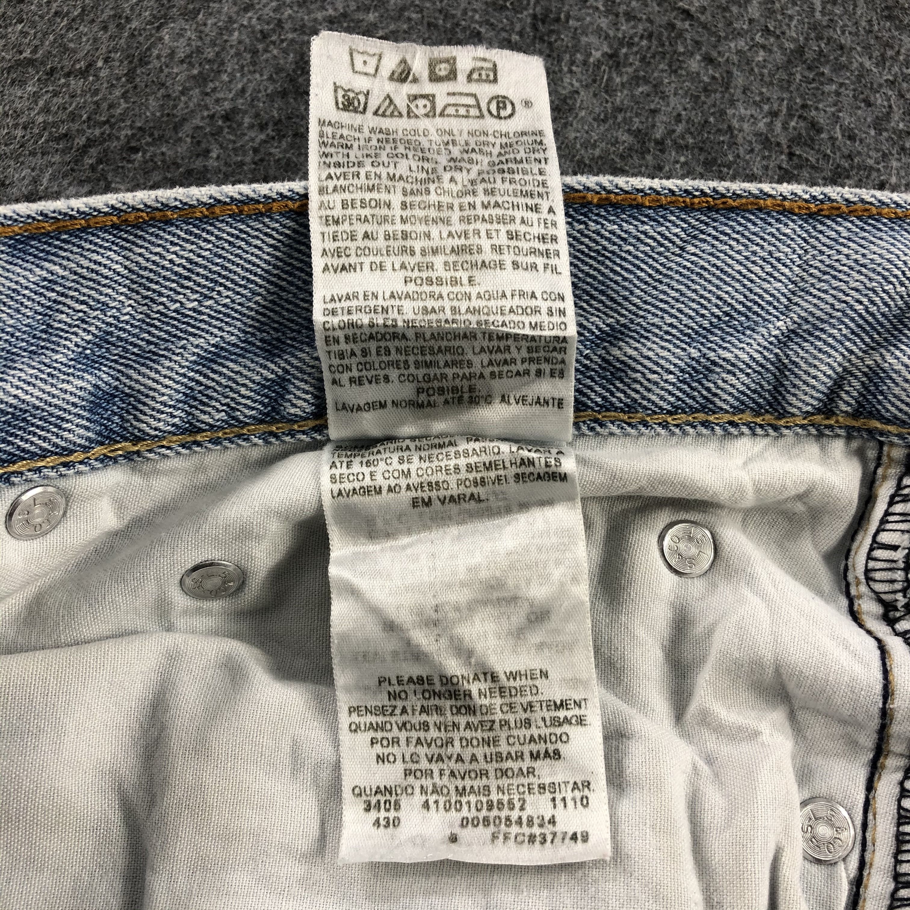 Levi's Vintage Light Wash Levis 505 Jeans-J2125 Size US 38 / EU 54 - 11 Thumbnail