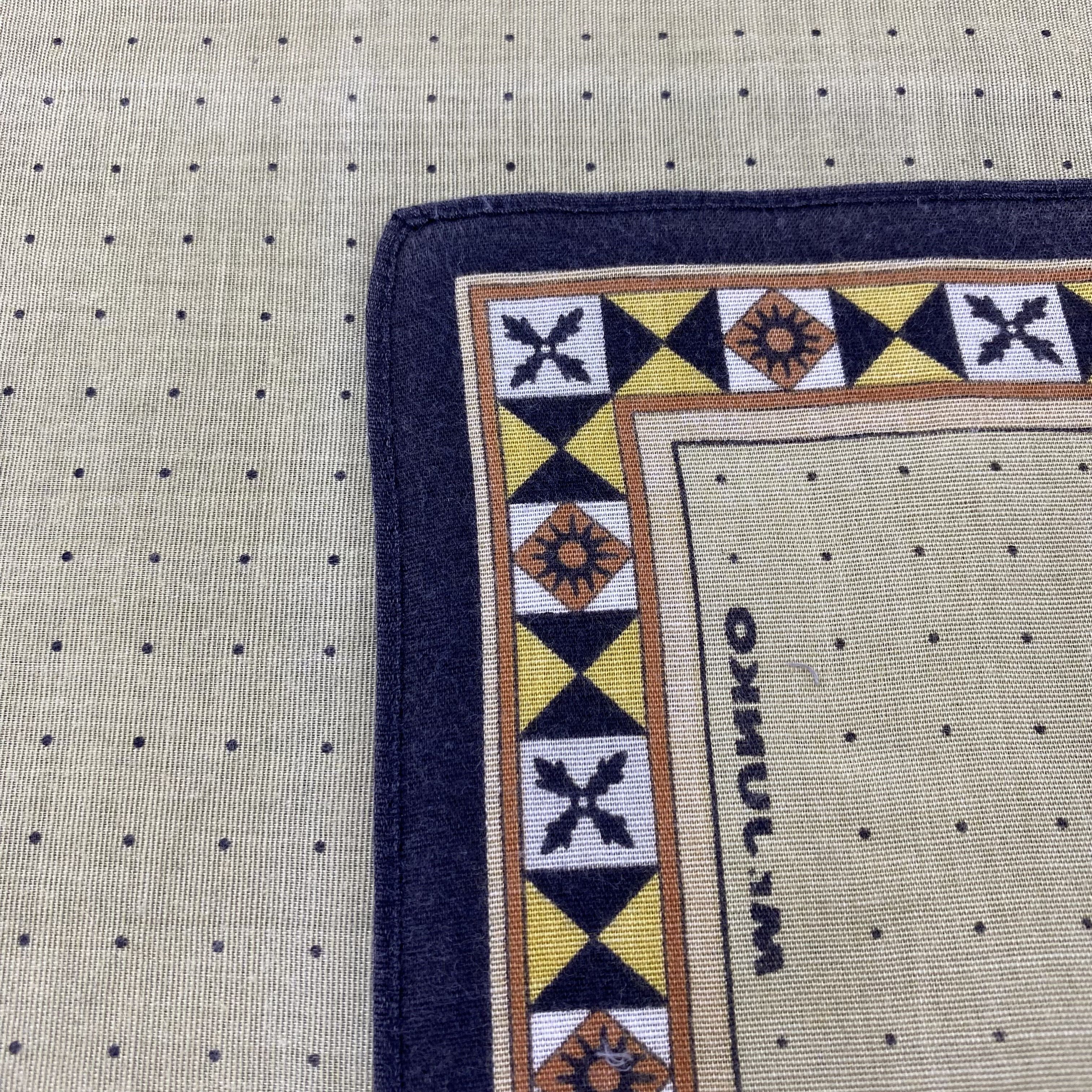 Japanese Brand Mr.Junko Handkerchief Neckerchief Bandana-B1919 Size ONE SIZE - 6 Thumbnail