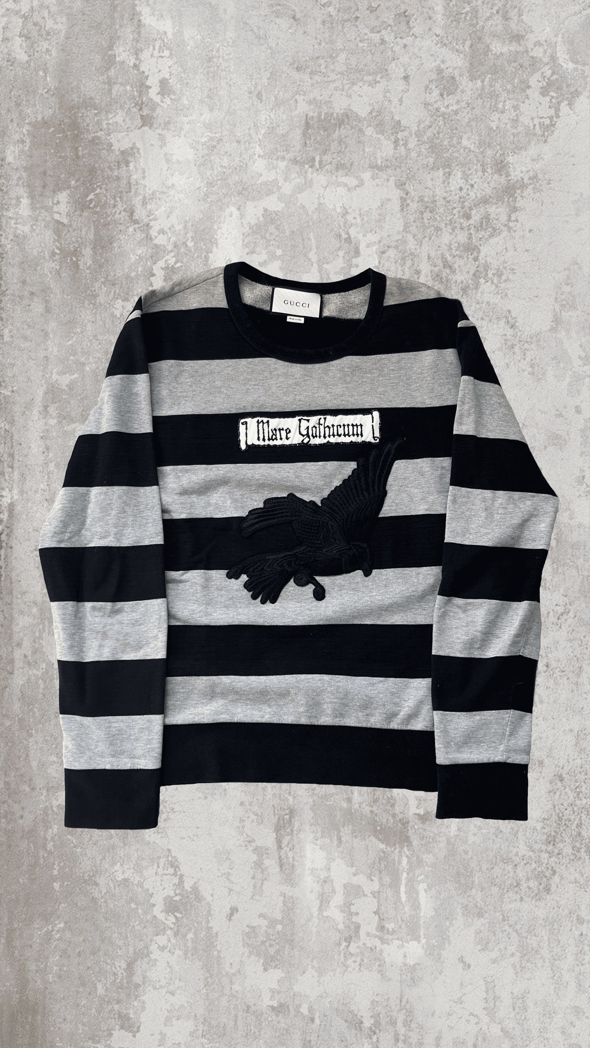 Gucci “Mare Gothicum” Striped Sweatshirt | Grailed