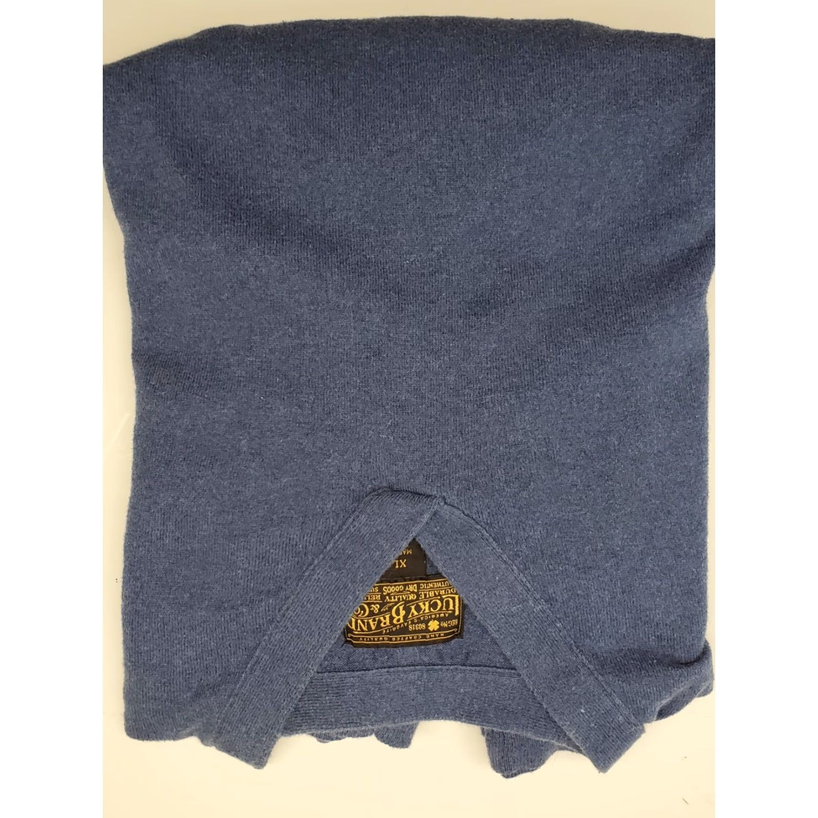 Lucky Brand VINTAGE Lucky Brand XL Men’s V-Neck LS Pullover Sweater Blue - Men’s Small Accessories? Size US XL / EU 56 / 4 - 3 Thumbnail