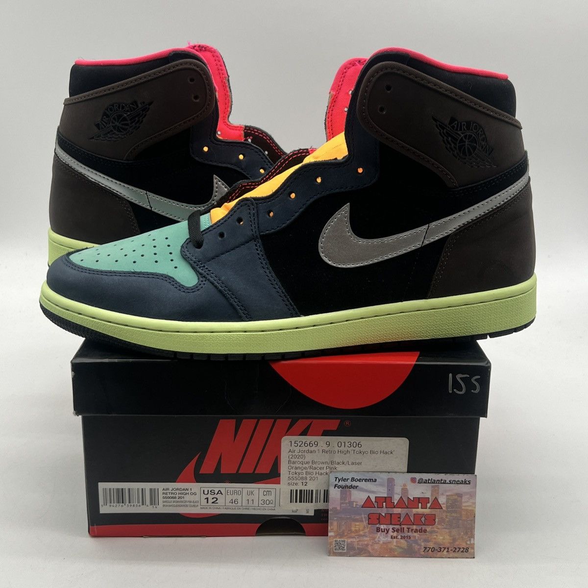 Nike Air Jordan 1 high Tokyo bio hack Size US 12 / EU 45 - 1 Thumbnail