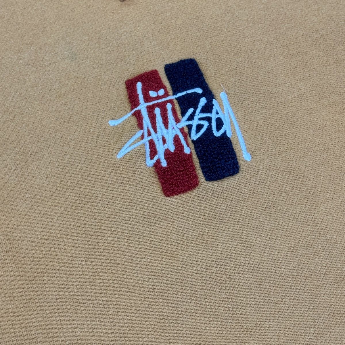 Stussy Stussy Embroidere Bars Logo Hoodie Men Size S Size US S / EU 44-46 / 1 - 9 Thumbnail