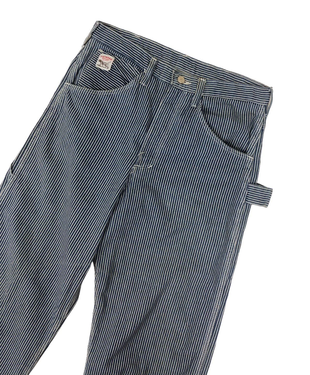 Japanese Brand × Pointer × Vintage Vintage Pointer Hickory Stripe Carpenter Pants Size US 31 - 5 Thumbnail