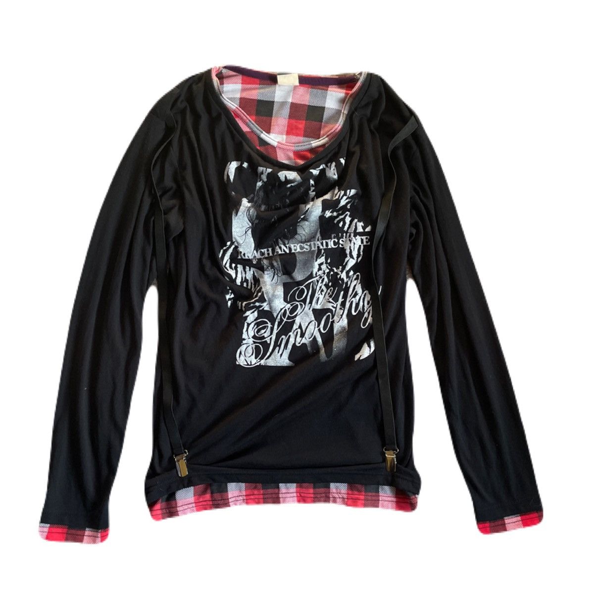 If Six Was Nine 2000s Japanese archive Layered Poem Bondage Long Sleeve Tee Size US S / EU 44-46 / 1 - 2 Thumbnail