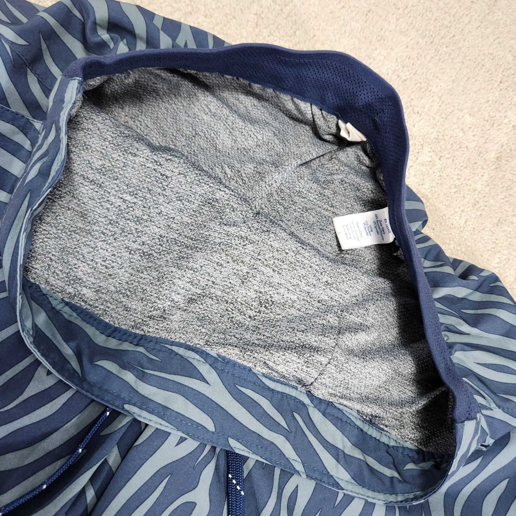 Vintage Fair Harbor Ozone Shorts Men L Hybrid Lined Swim Trunks Athleisure Tiger Stripe Blue Athletic Mens Regular L Tiger Striped Sports Shorts Size US 33 - 6 Thumbnail