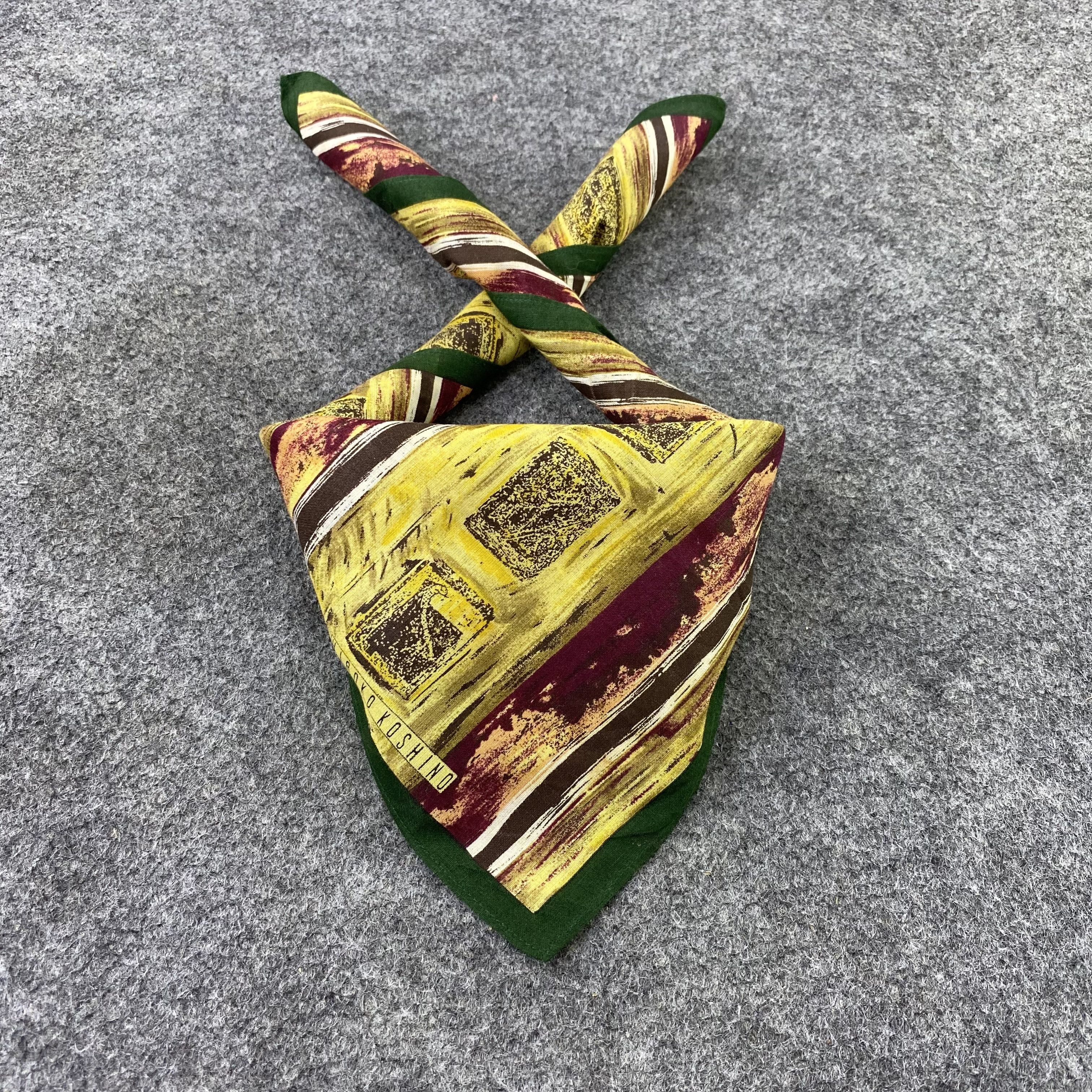 Japanese Brand Hiroko Koshino Handkerchief / Bandana / Neckerchief-B895 Size ONE SIZE - 2 Thumbnail