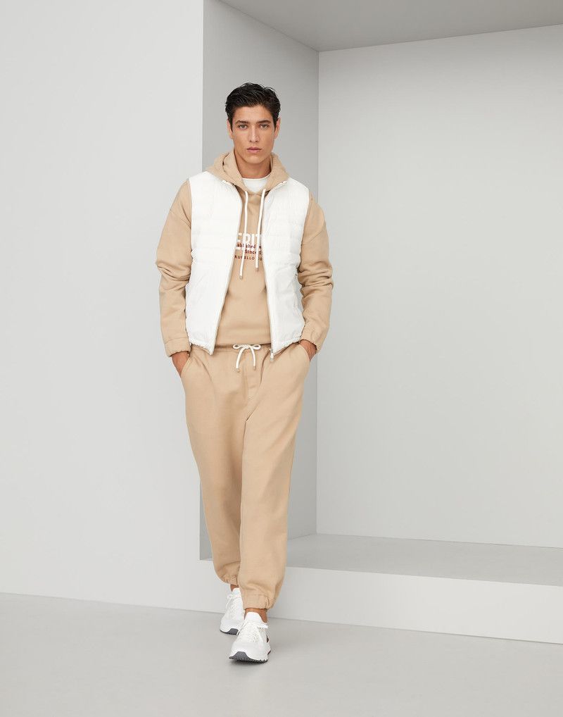 Brunello Cucinelli o1y0526 Jogger & Sweatpant in Beige Size US 32 / EU 48 - 4 Thumbnail