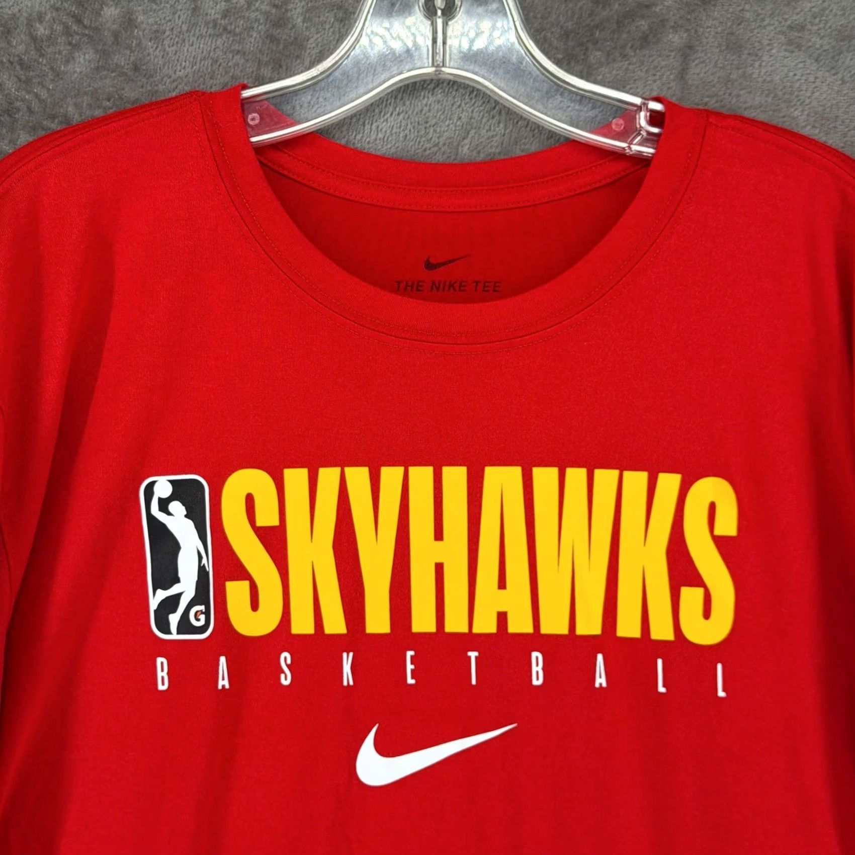 Nike Nike Dri-FIT Long Sleeve Shirt College Park Skyhawks NBA G League Red XLT CQ3784 Size US XL / EU 56 / 4 - 2 Thumbnail