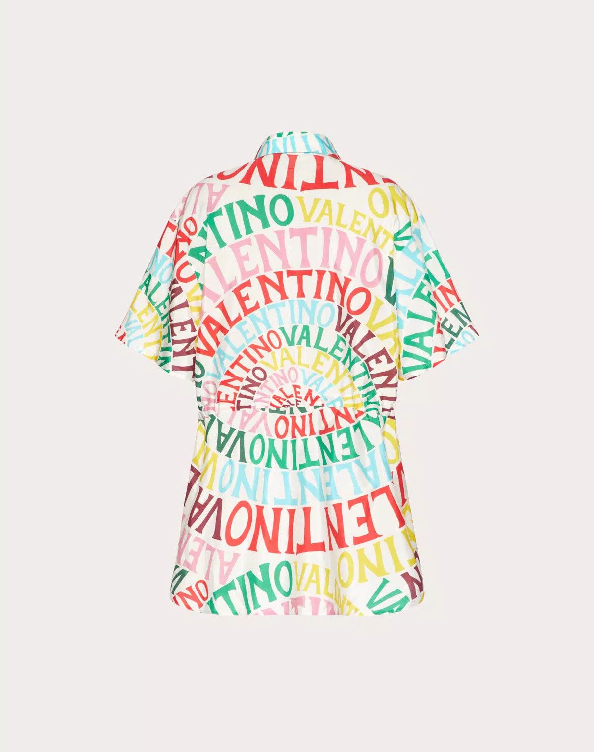 Valentino o1s1wg110625 Loop Poplin Dress in Multicolor Size M / US 6-8 / IT 42-44 - 2 Thumbnail