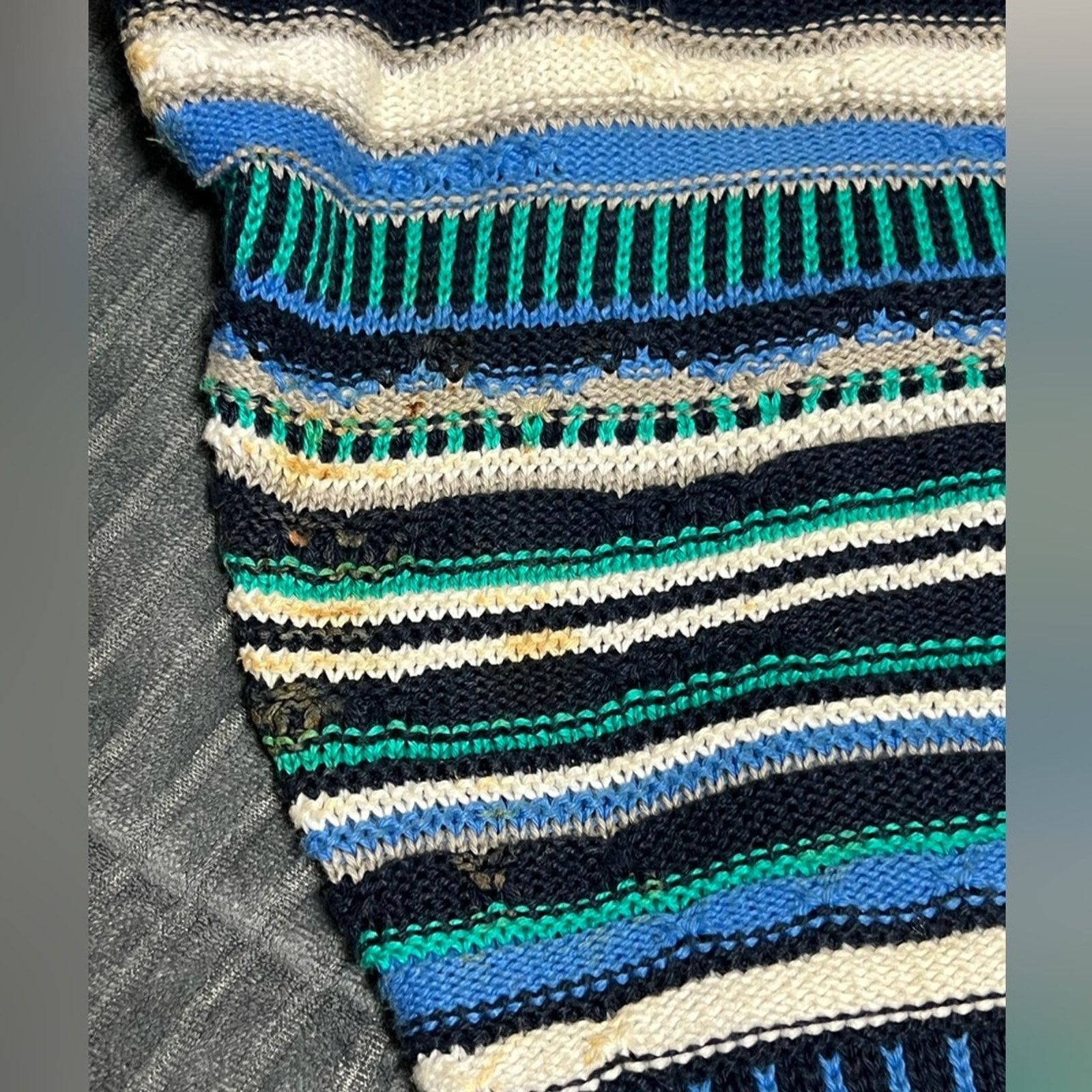 Tundra Vintage Tundra 3D Knit Coogi Style Crewneck Sweater ’s 90’s Size US L / EU 52-54 / 3 - 3 Thumbnail