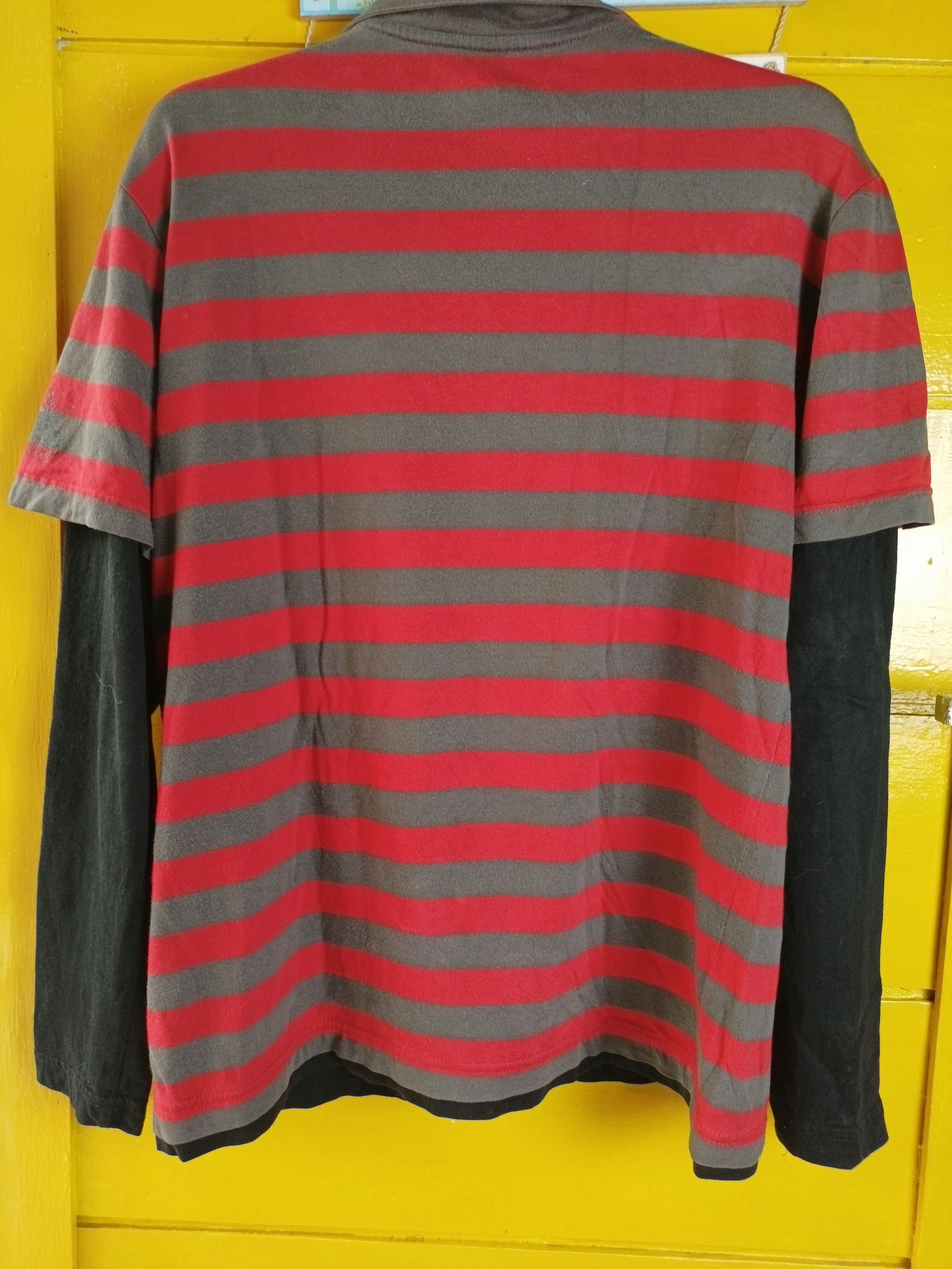 If Six Was Nine × Japanese Brand Design United Double Layers Long Sleeve Stripe Size US L / EU 52-54 / 3 - 11 Thumbnail