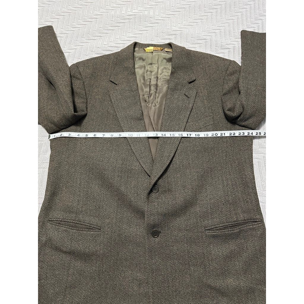 Donna Karan Donna Karan brown tweed cashmere two button blazer size 46R Size 46R - 8 Thumbnail