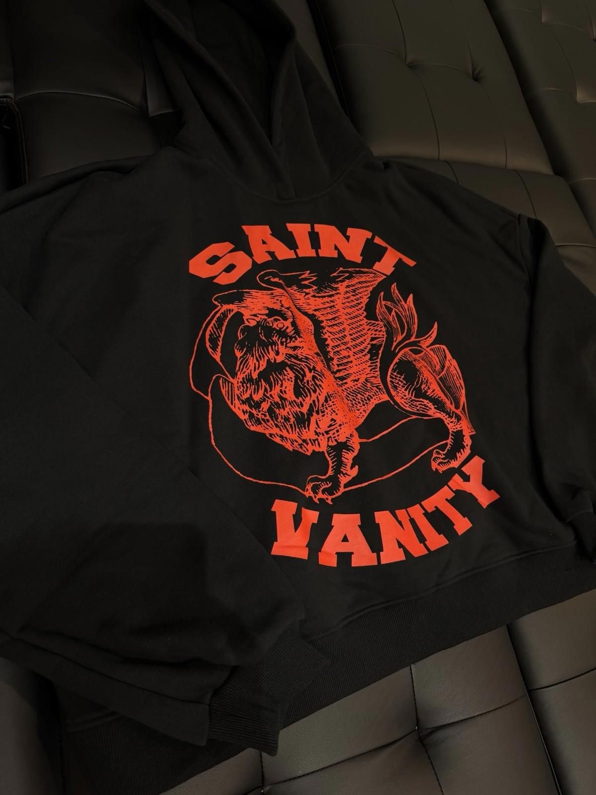 Saint Vanity Size XXL - Saint Vanity Pullover Hoodie Black Red 2025 NEW Size US XXL / EU 58 / 5 - 6 Thumbnail