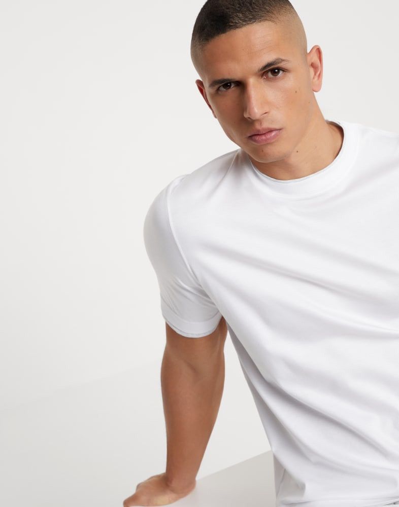 Brunello Cucinelli o1w1db10825 T-Shirt in White Size US S / EU 44-46 / 1 - 2 Thumbnail