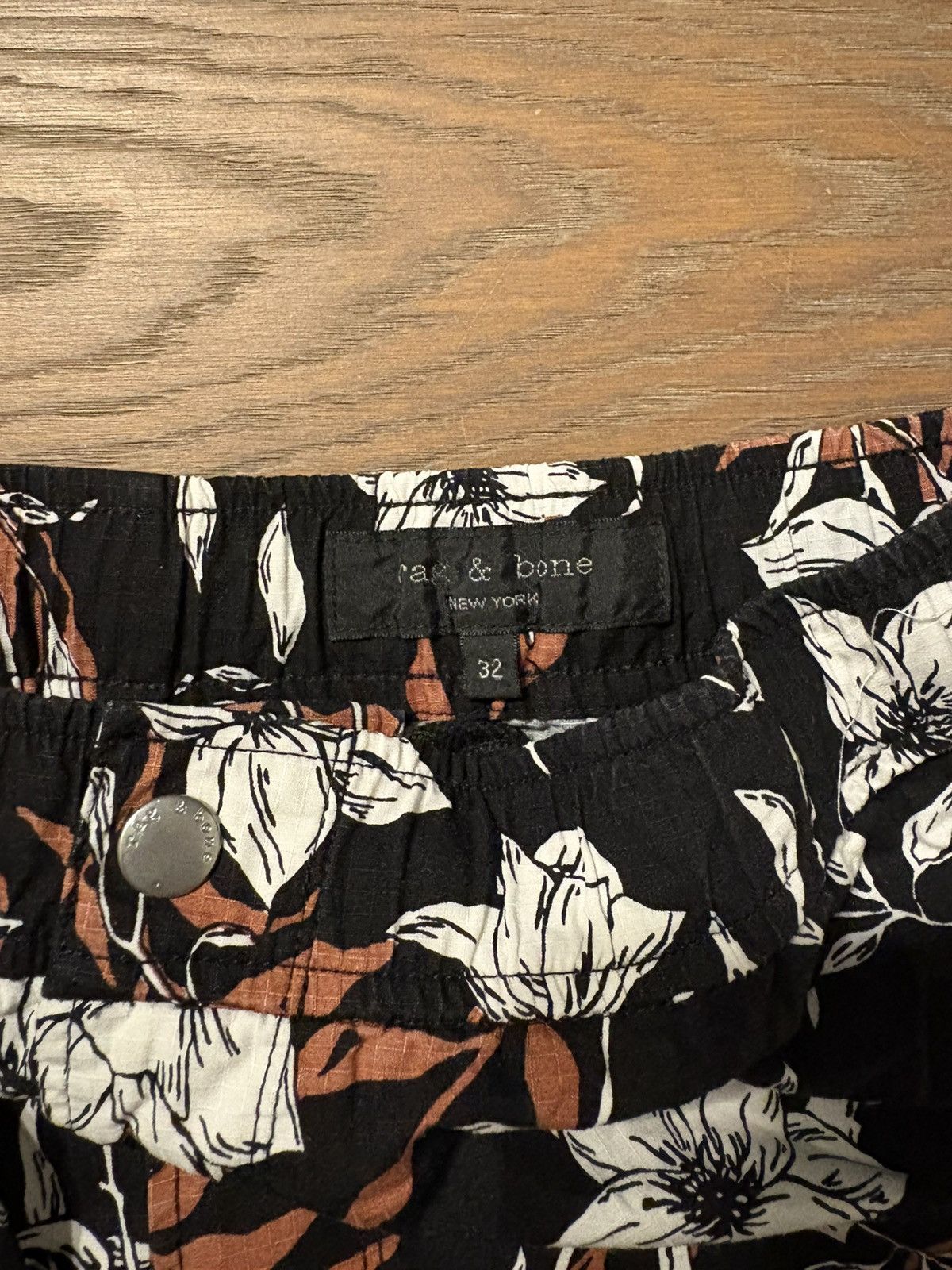 Rag & Bone Perry Pull On Floral Shorts Size US 32 / EU 48 - 3 Thumbnail