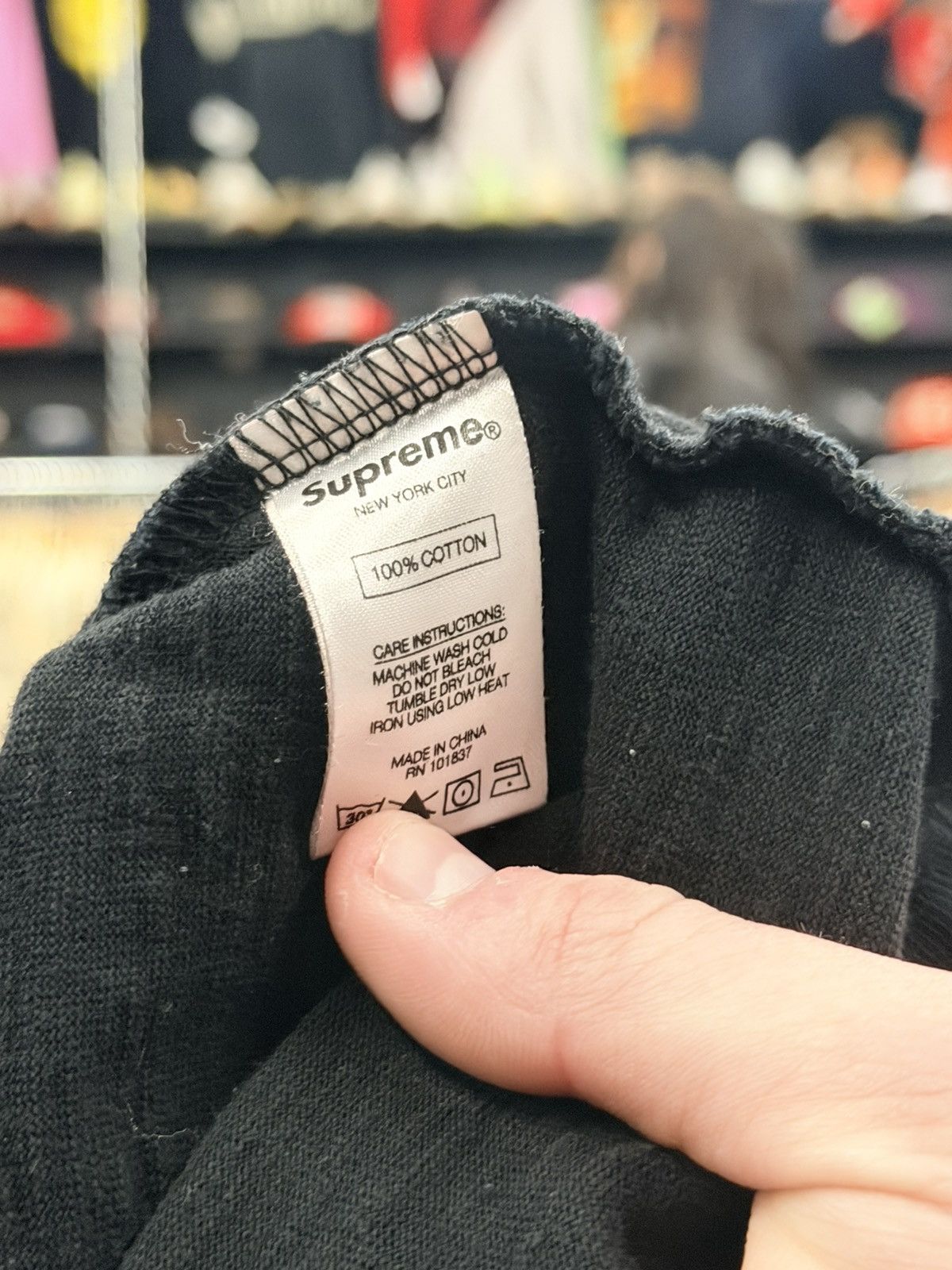 Supreme Supreme Pocket Tee Size US M / EU 48-50 / 2 - 4 Thumbnail