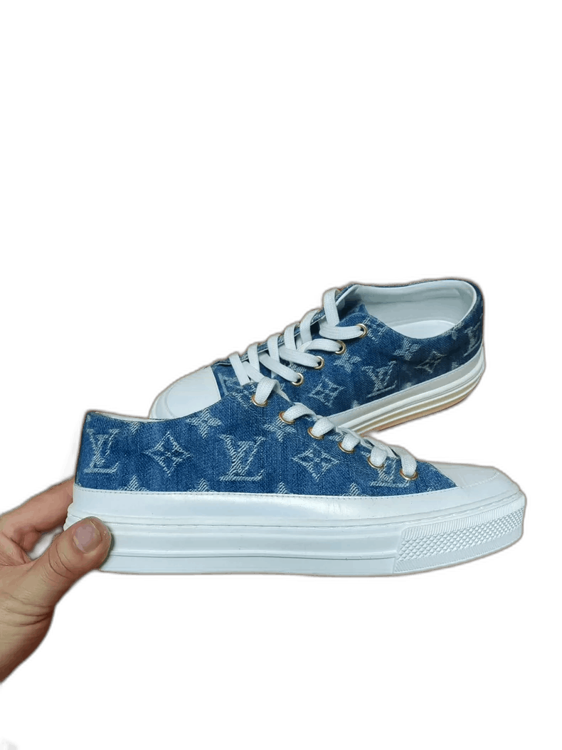 Louis Vuitton LV Denim Low-top Sneakers for Women-2507 Size US 6 / IT 36 - 1 Thumbnail