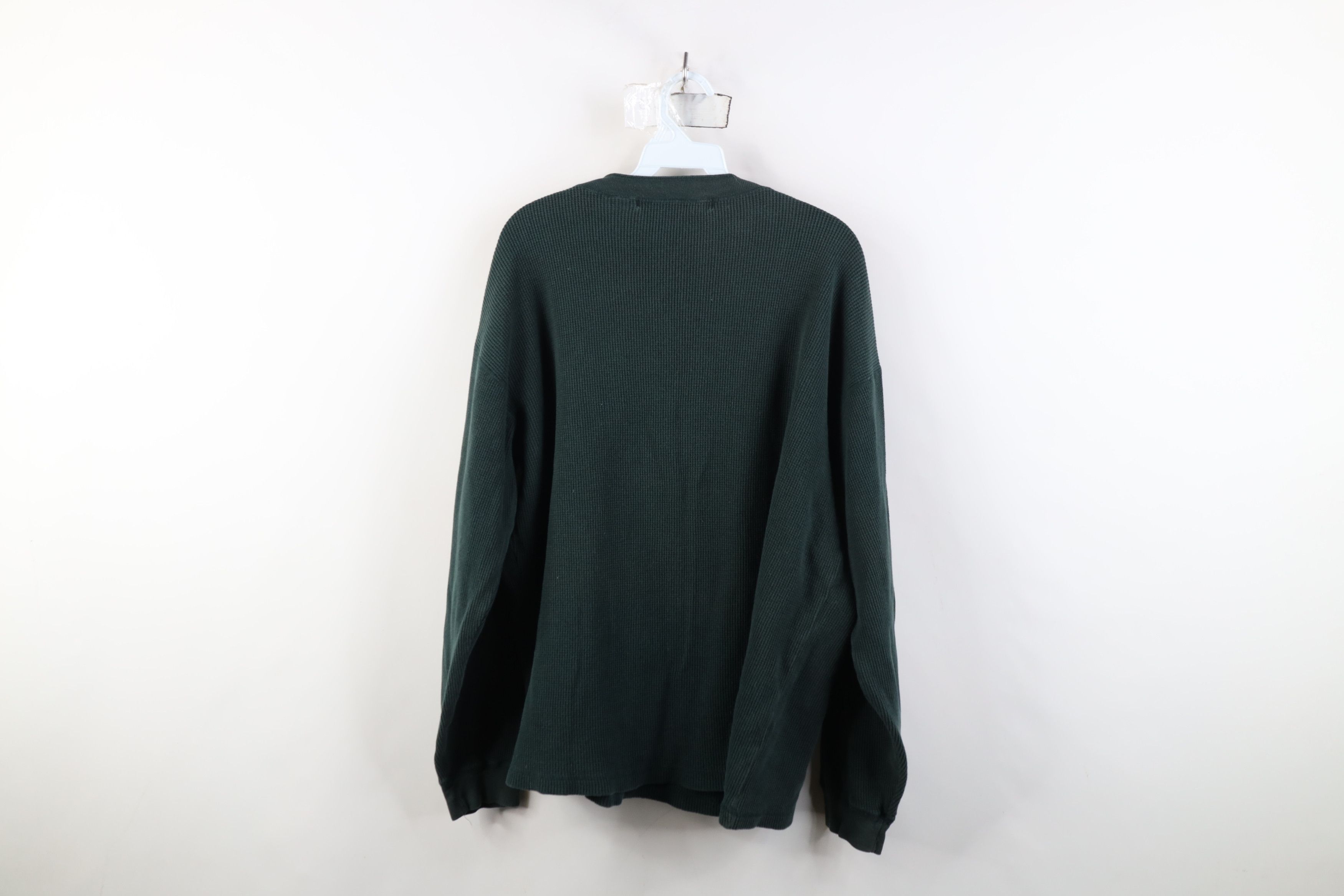 Vintage Vintage 90s Streetwear Knit Long Sleeve Henley T-Shirt Size US L / EU 52-54 / 3 - 12 Thumbnail