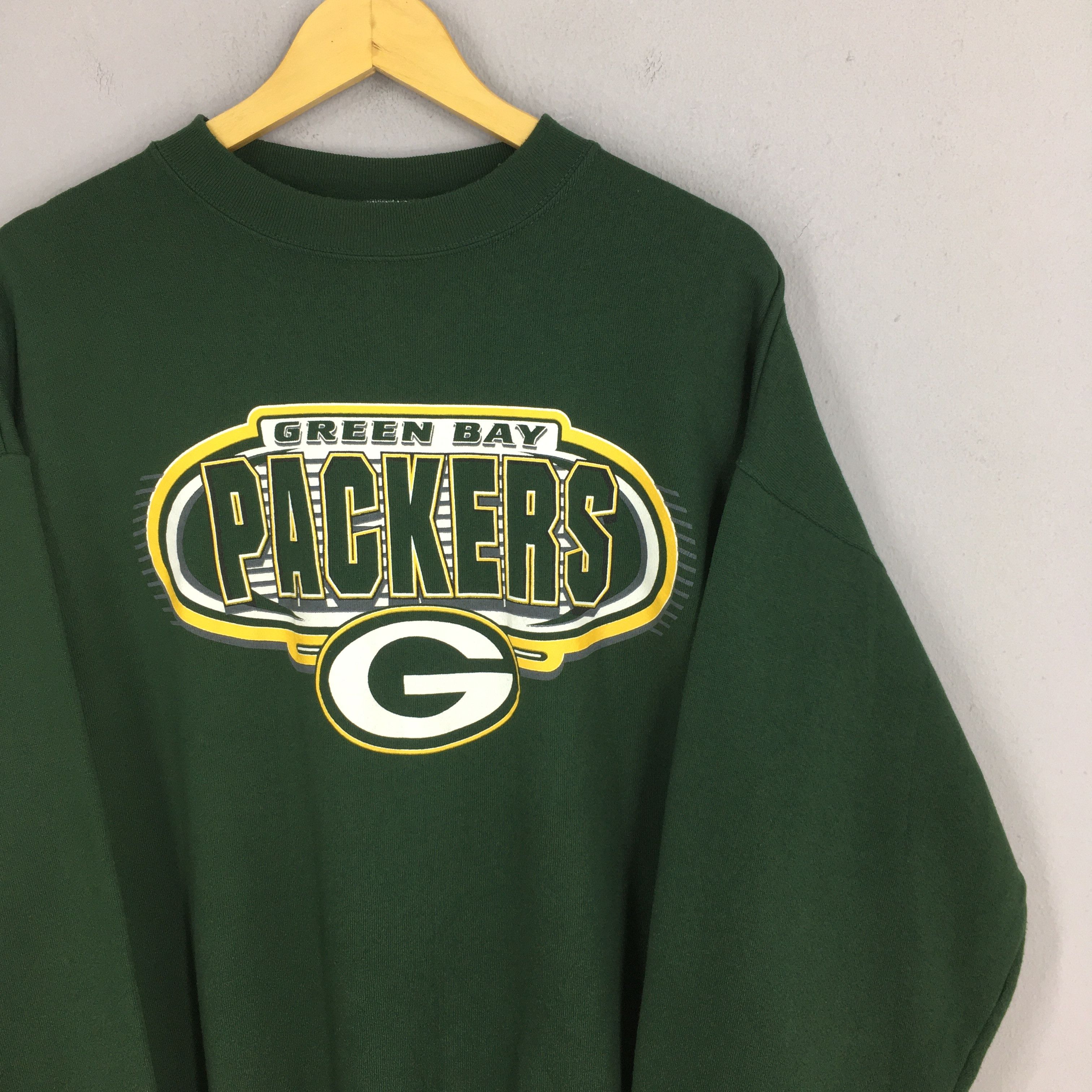 NFL Vintage 90s Green Bay Packers Football NFC Sweatshirt XLarge Size US XL / EU 56 / 4 - 2 Thumbnail