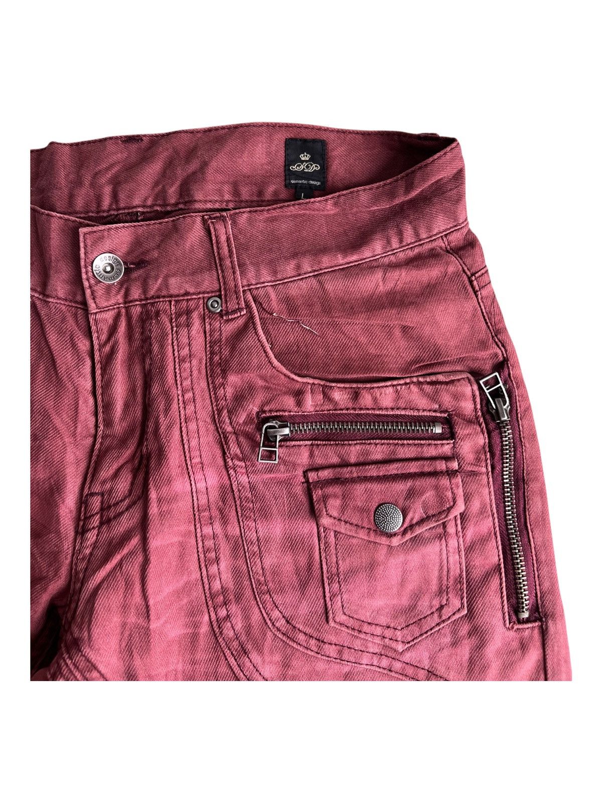 BUFFALO BOBS Y2K Semantic Design 🇯🇵 Spiral Cut Flare Hem Boot Cut Jeans Size US 33 - 8 Thumbnail