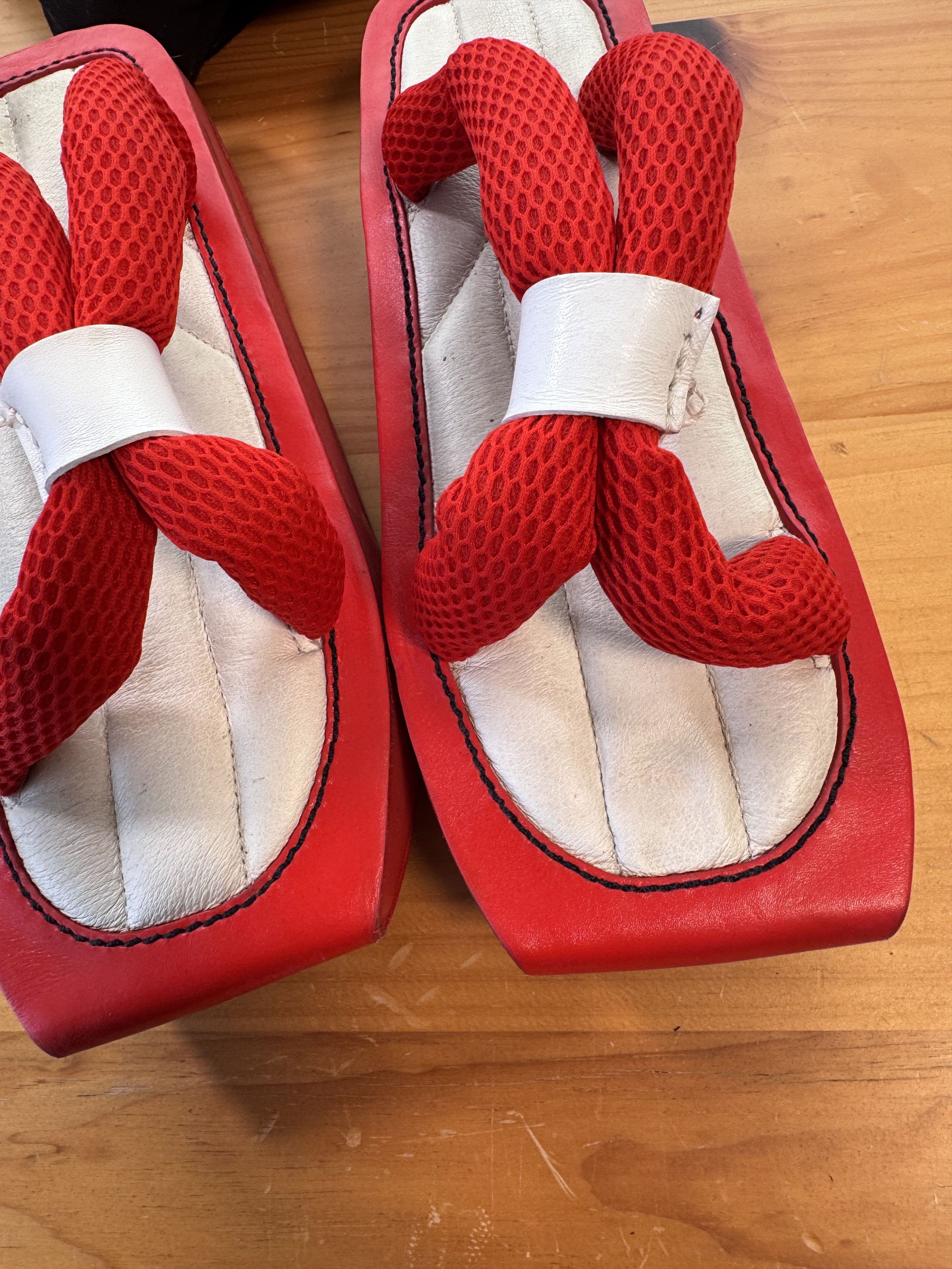 Yohji Yamamoto RARE SS04 Yohji Yamamoto X Adidas Japanese Geisha Sandals Size US 7 / EU 40 - 7 Thumbnail