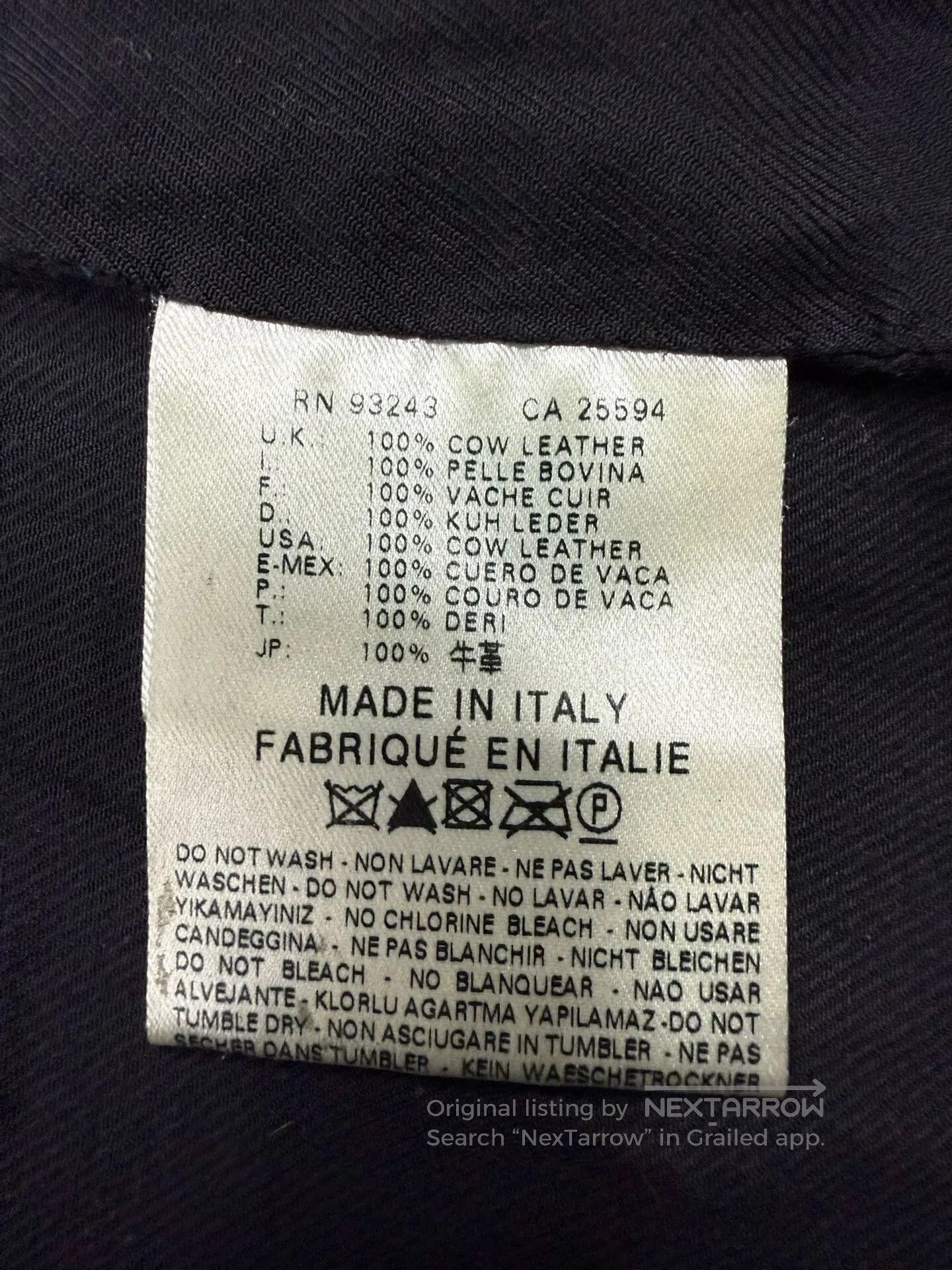 Diesel Black Gold Diesel Black Gold Men's Leather Jacket. Size US M / EU 48-50 / 2 - 5 Thumbnail