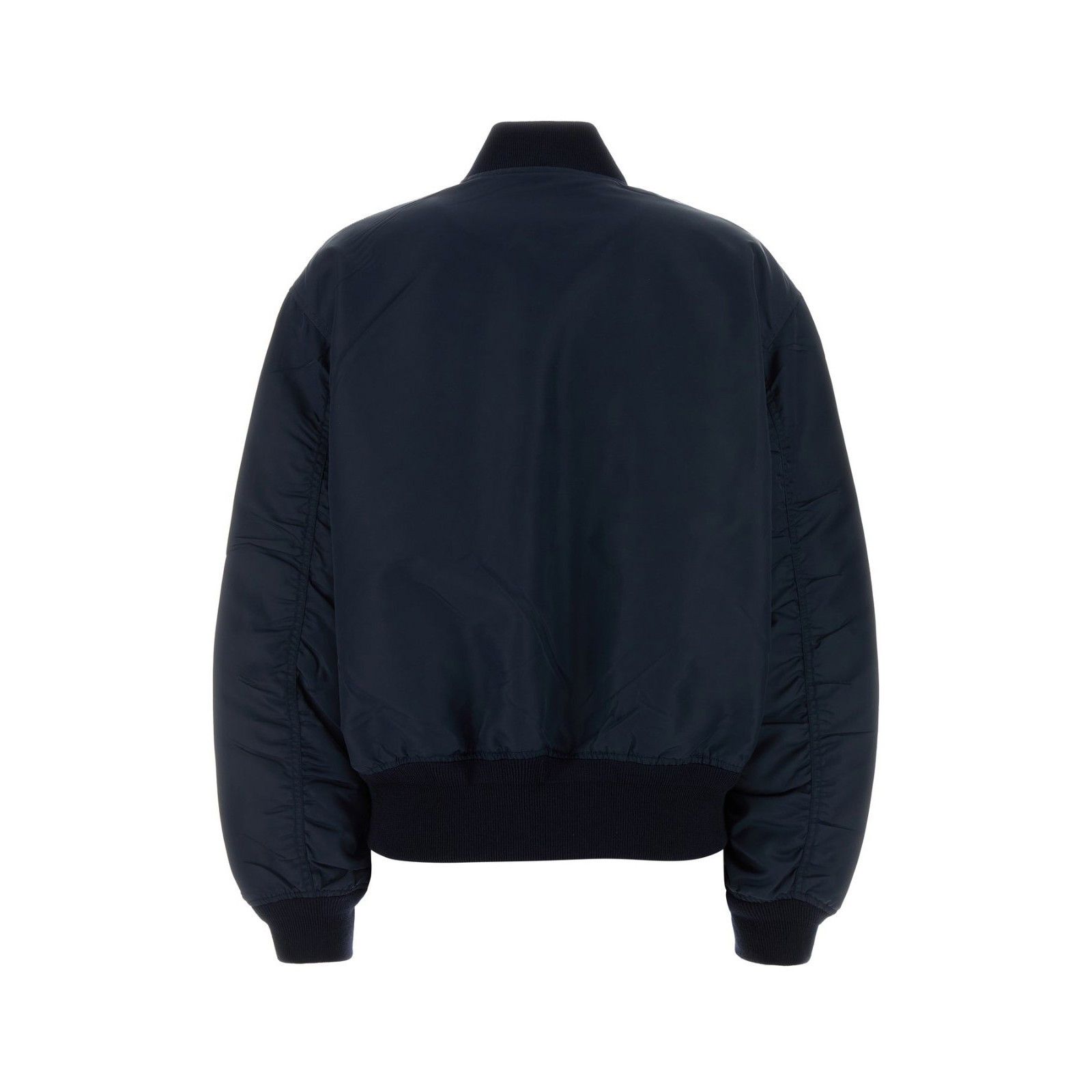 Prada PRADA Dark Blue Twill Bomber Jacket New And Authentic (Women Size XS / US 0-2 / IT 36-38 - 2 Thumbnail