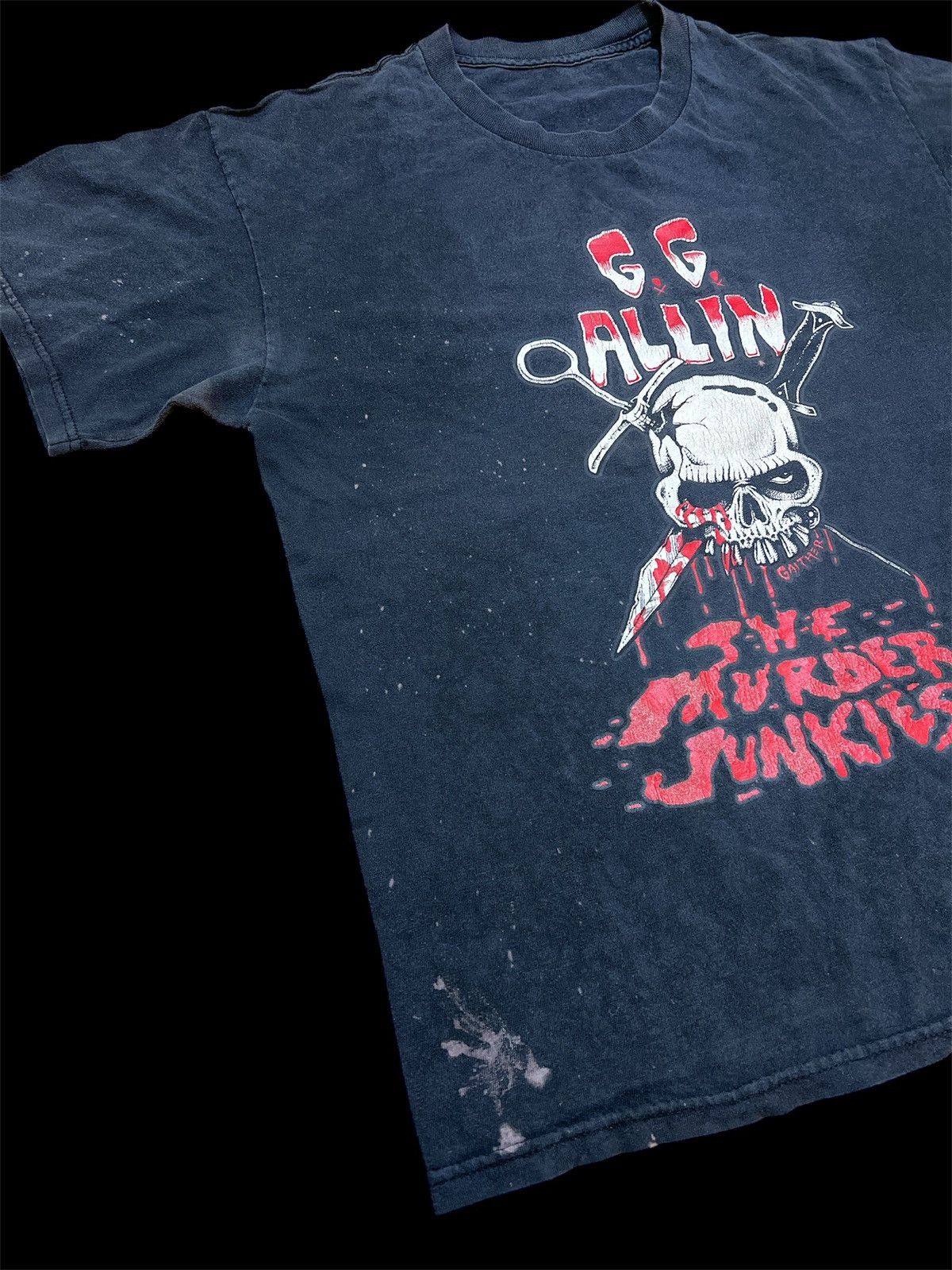 Vintage Vintage Distressed GG Allin The Murder Junkies Tee Size US L / EU 52-54 / 3 - 5 Thumbnail