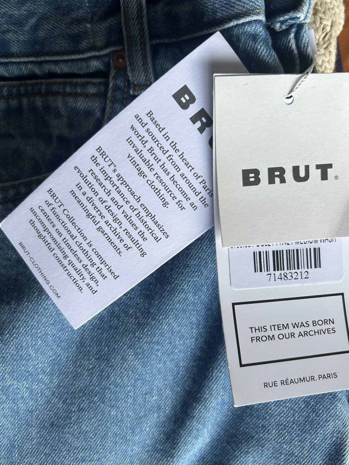 BRUT Archive BRUT Archive The Regular Denim Size US 32 / EU 48 - 4 Thumbnail