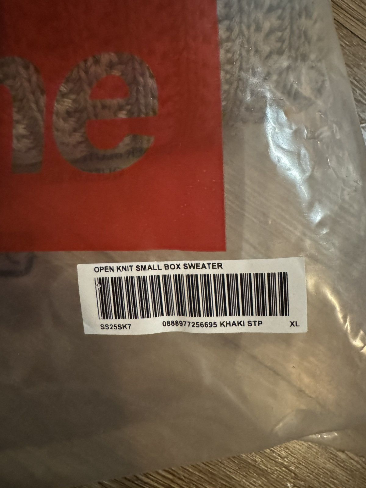 Supreme Khaki Loose Gauge Stripe Small Box Sweater Size US XL / EU 56 / 4 - 5 Thumbnail