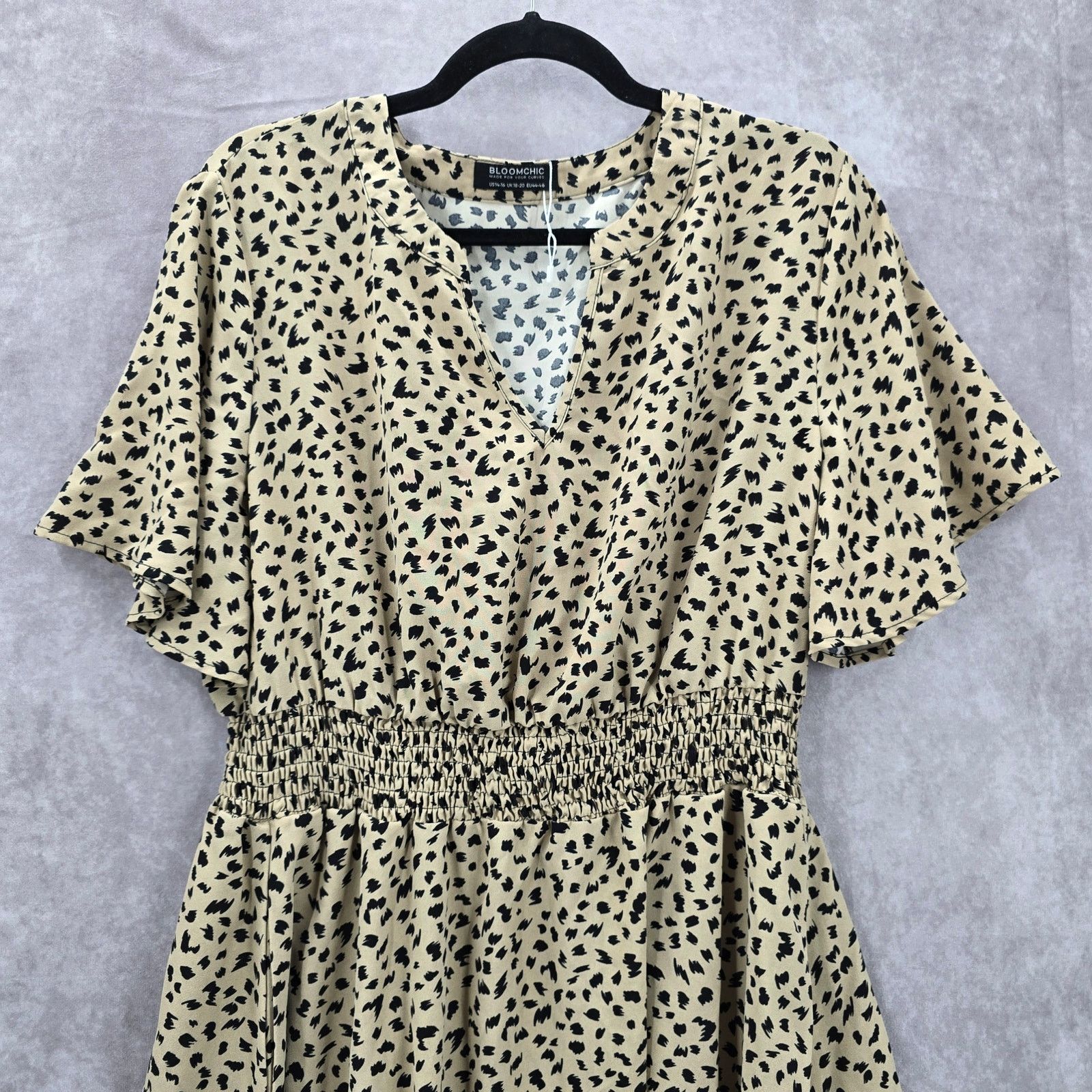 Other Bloomchic Print Flutter Flowy Flare Midi Dress XL NWOT Size XL / US 12-14 / IT 48-50 - 3 Thumbnail
