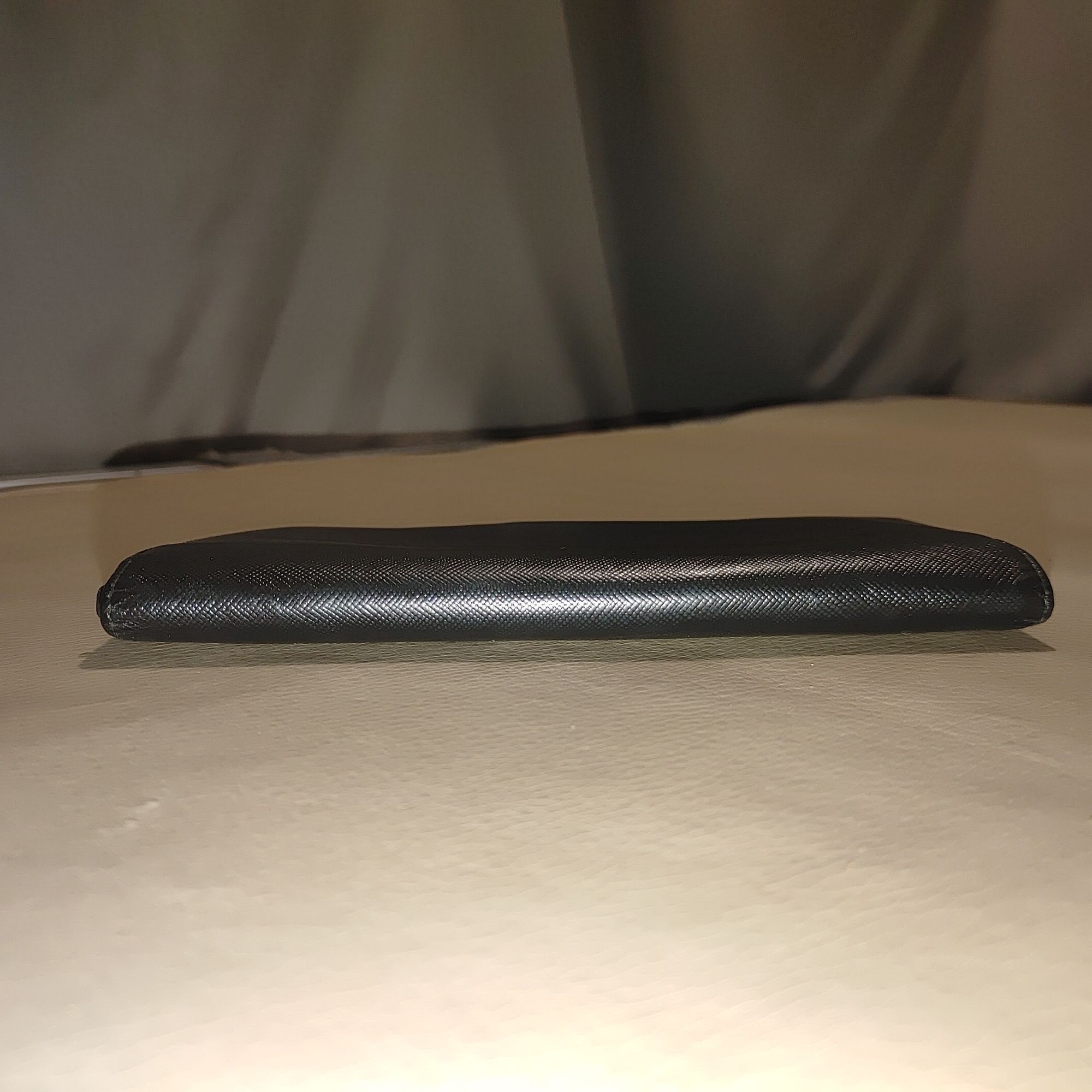Prada Prada Wallet Milano Black Leather Vinyl Long Metal Zipper Ca Size ONE SIZE - 7 Thumbnail
