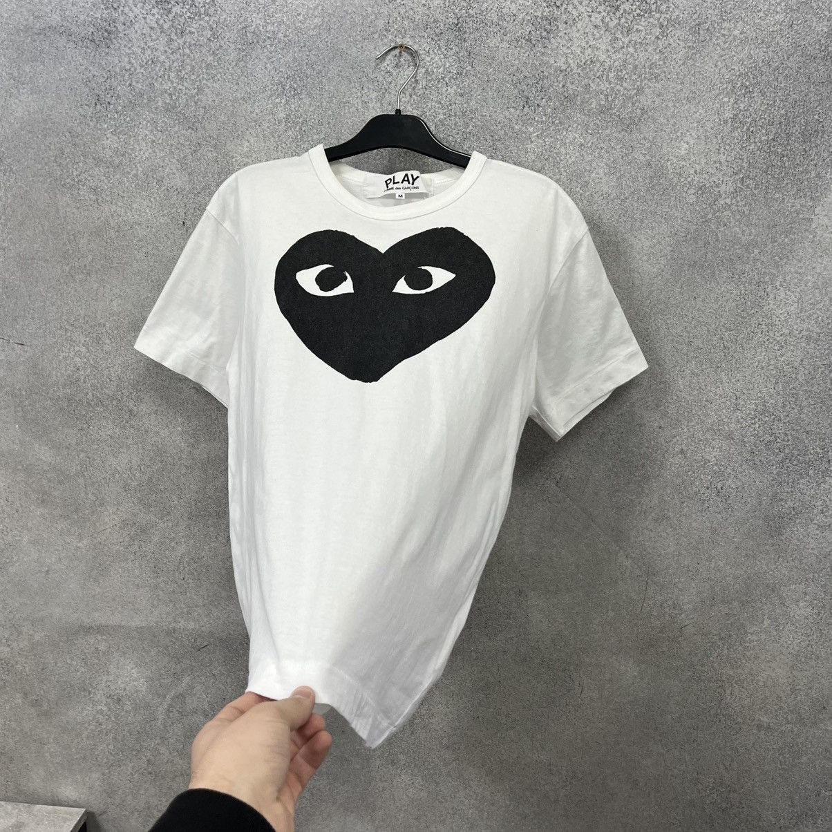Comme des Garcons Comme Des Garcons Play T Shirt Big Heart Logo White Size US M / EU 48-50 / 2 - 8 Thumbnail
