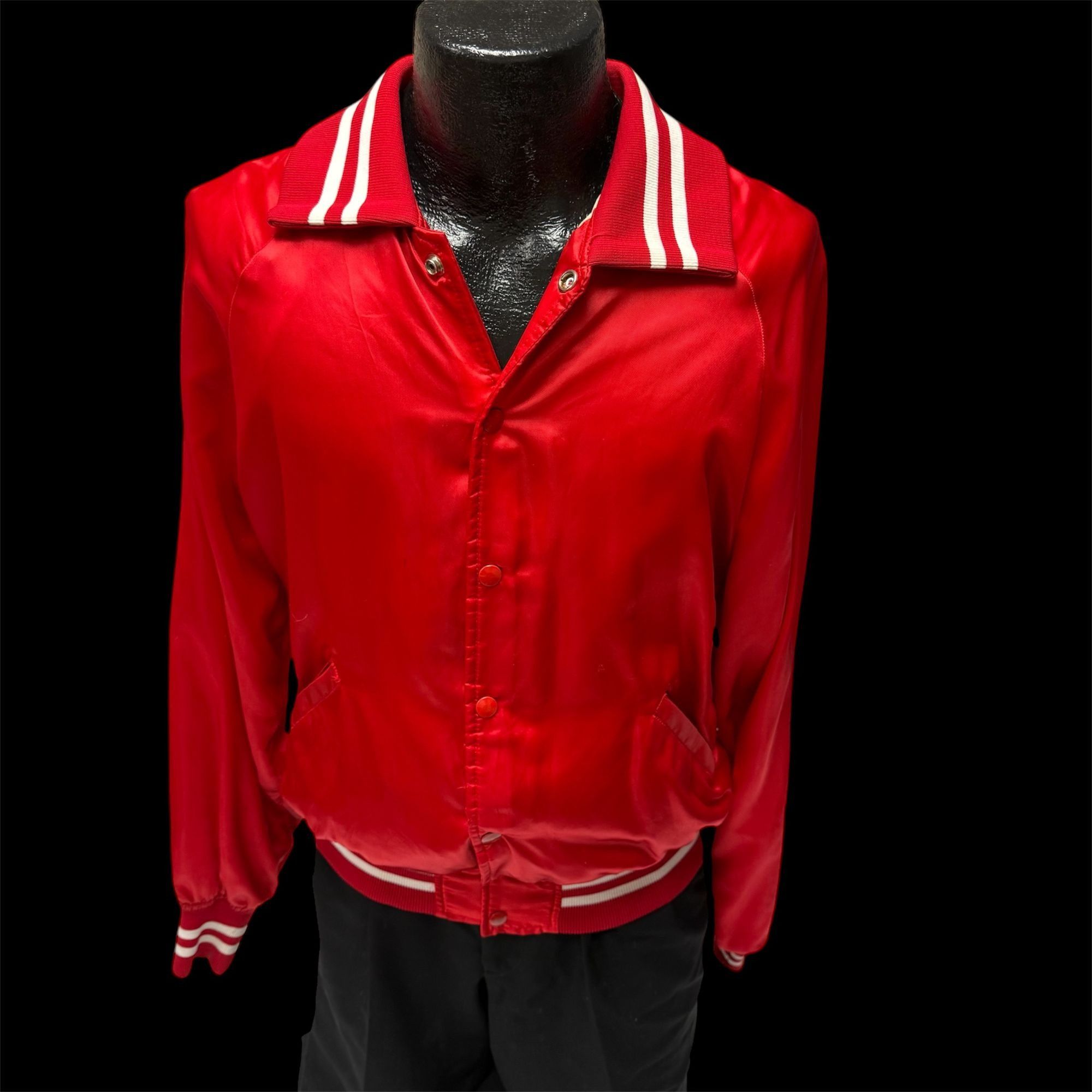 Other Vtg Howie Shiny MALL VISION The RED MACHINE Bomber Size US L / EU 52-54 / 3 - 3 Thumbnail