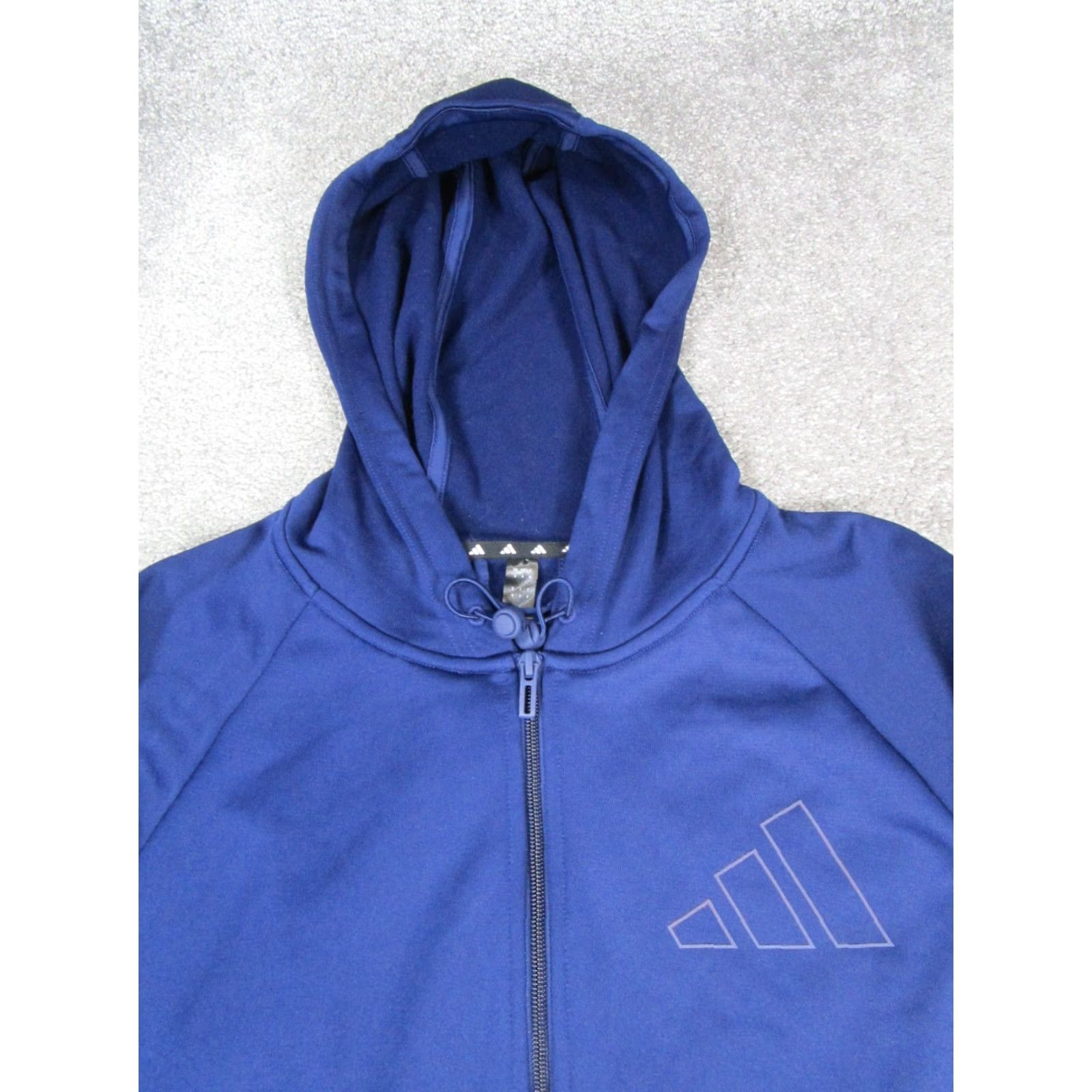 Adidas Adidas Jacket Mens Medium Blue Aeroready Running Full Zip - Track / Activewear Mens Medium Blue Full Zip Jacket Size US M / EU 48-50 / 2 - 2 Thumbnail