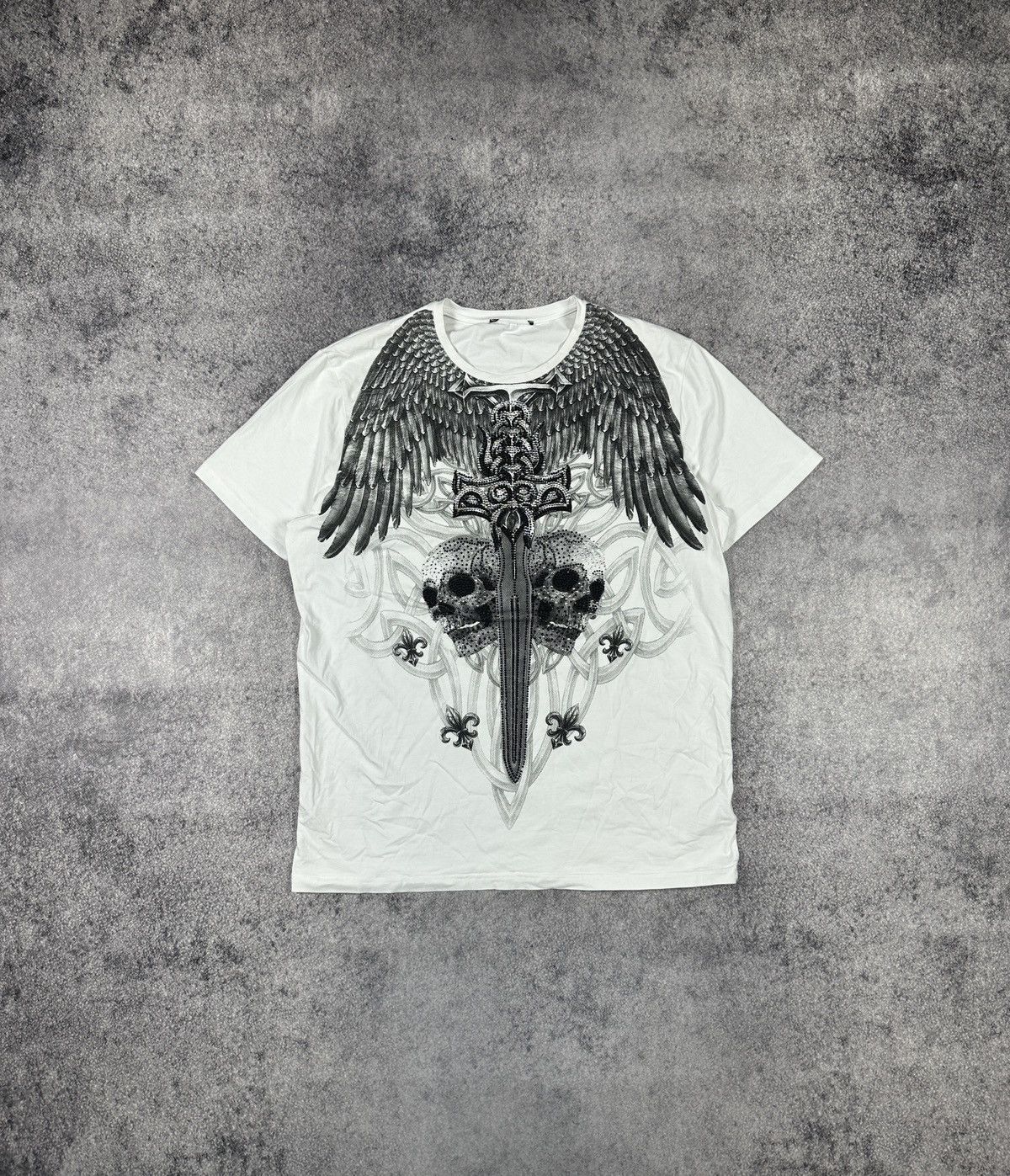 Affliction Y2K Style Affliction Logo Cross T-Shirt Streetwear Opium M Size US M / EU 48-50 / 2 - 1 Thumbnail