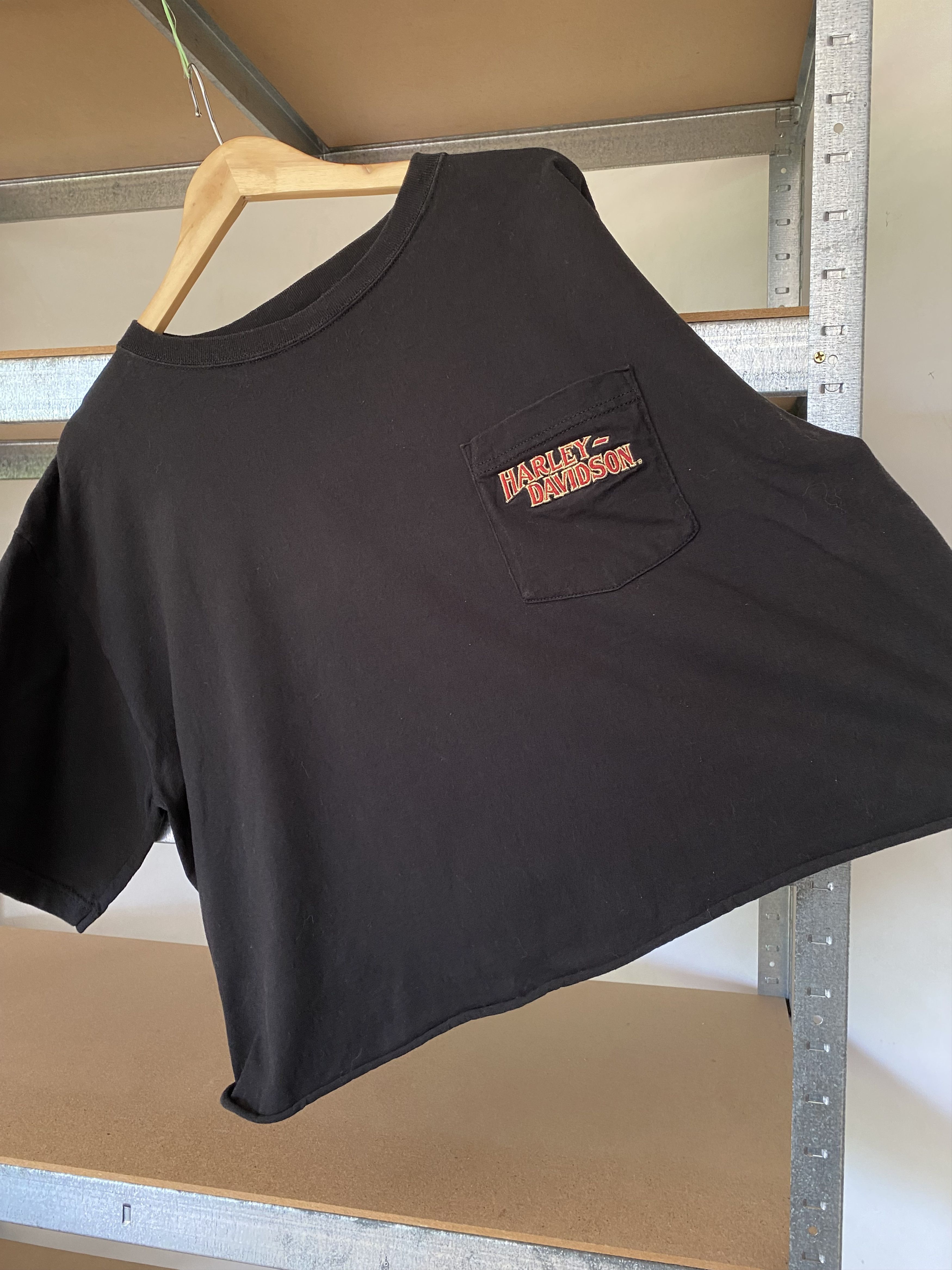Harley Davidson Harley Davidson Vintage Crop Top Tee Size XL / US 12-14 / IT 48-50 - 8 Thumbnail