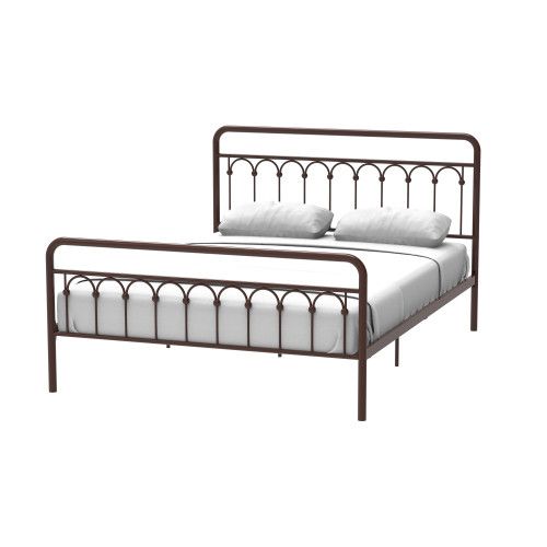 Designer × Homemade Tara Metal Bed Queen, Antique Brown Size US L / EU 52-54 / 3 - 3 Thumbnail