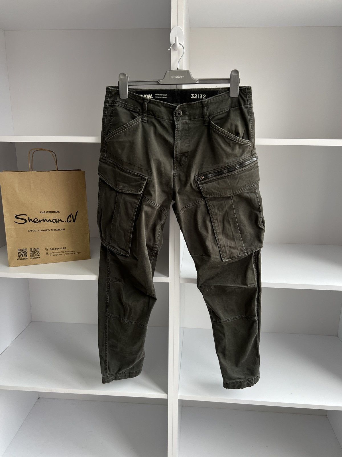 G-Star × Vintage Vintage G-Star Raw Cargo Pants Size US 32 / EU 48 - 3 Thumbnail