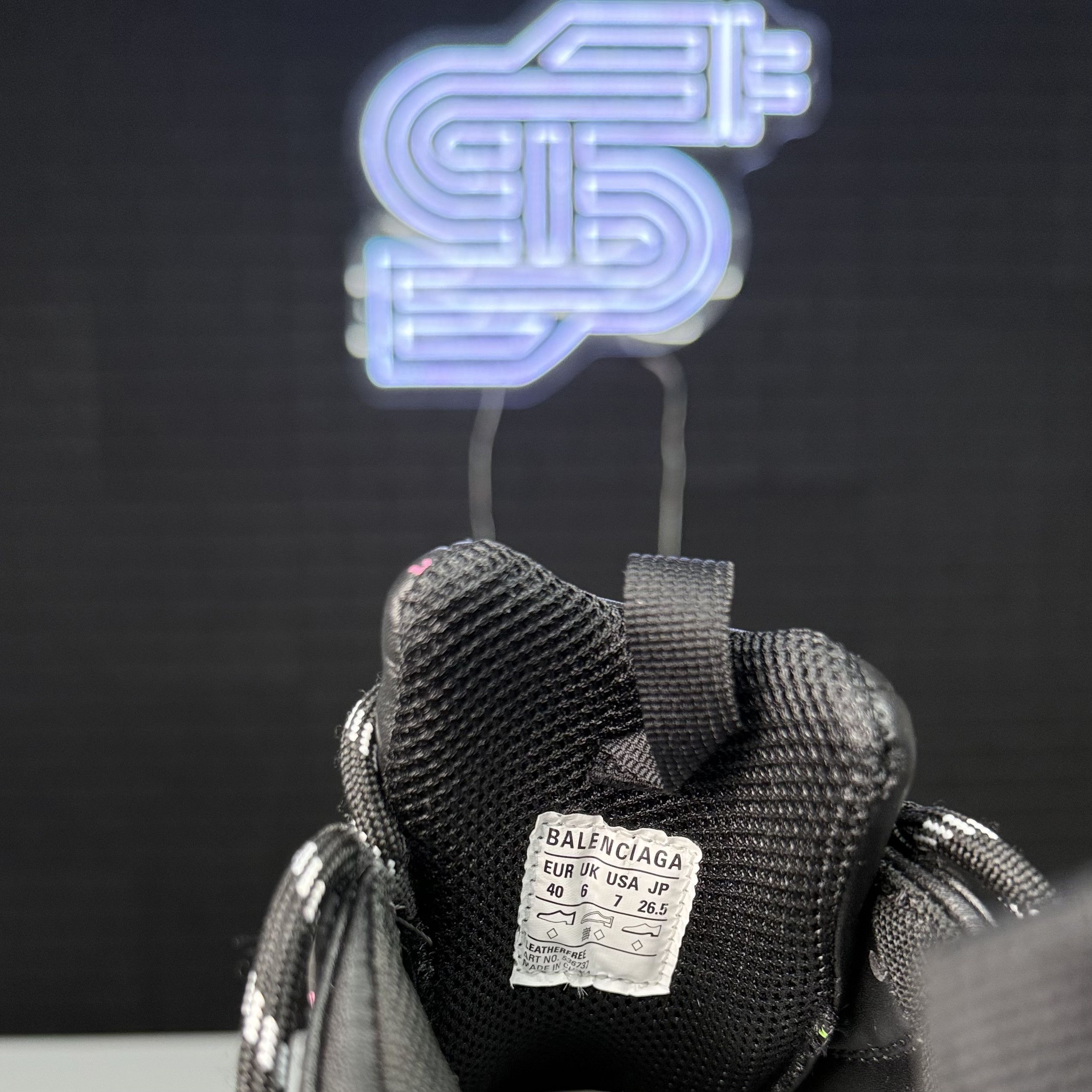 Balenciaga Balenciaga Triple-S All Over Sneaker Black/Multi Size US 7.5 / EU 40-41 - 6 Thumbnail