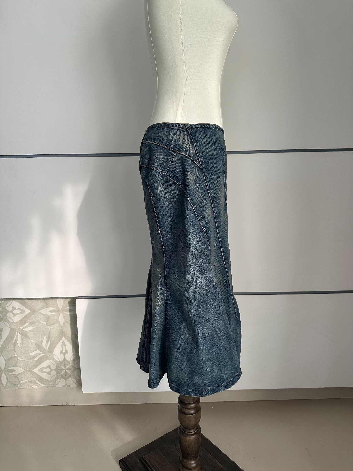 Junya Watanabe JUNYA WATANABE 06SS Fish-Tail Cowboy Dress| Size 26" / US 2 / IT 38 - 6 Thumbnail