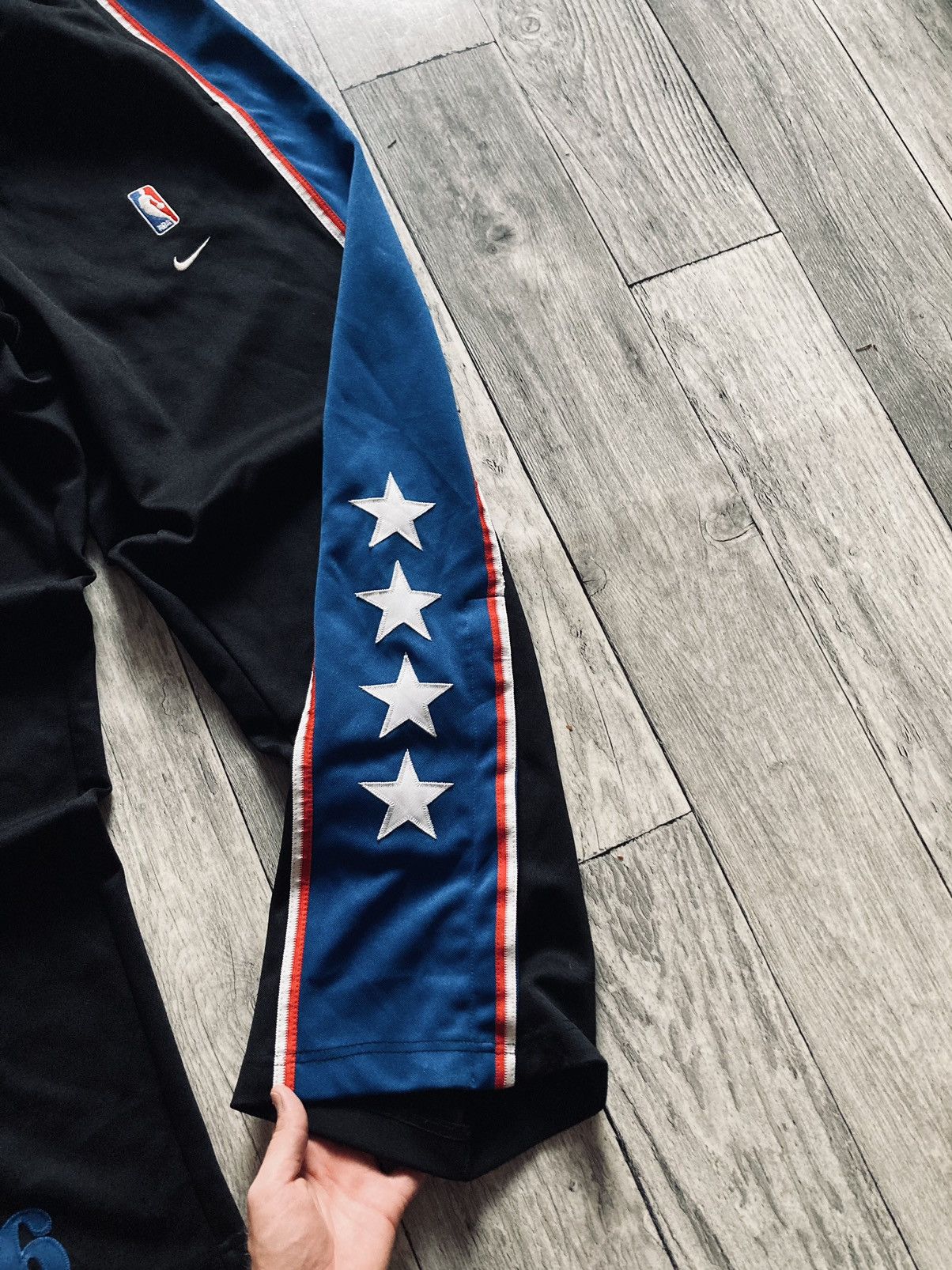 NBA Vintage rare 90’s philadelphia 76ers NBA trackpants L / XL Size US 36 / EU 52 - 4 Thumbnail