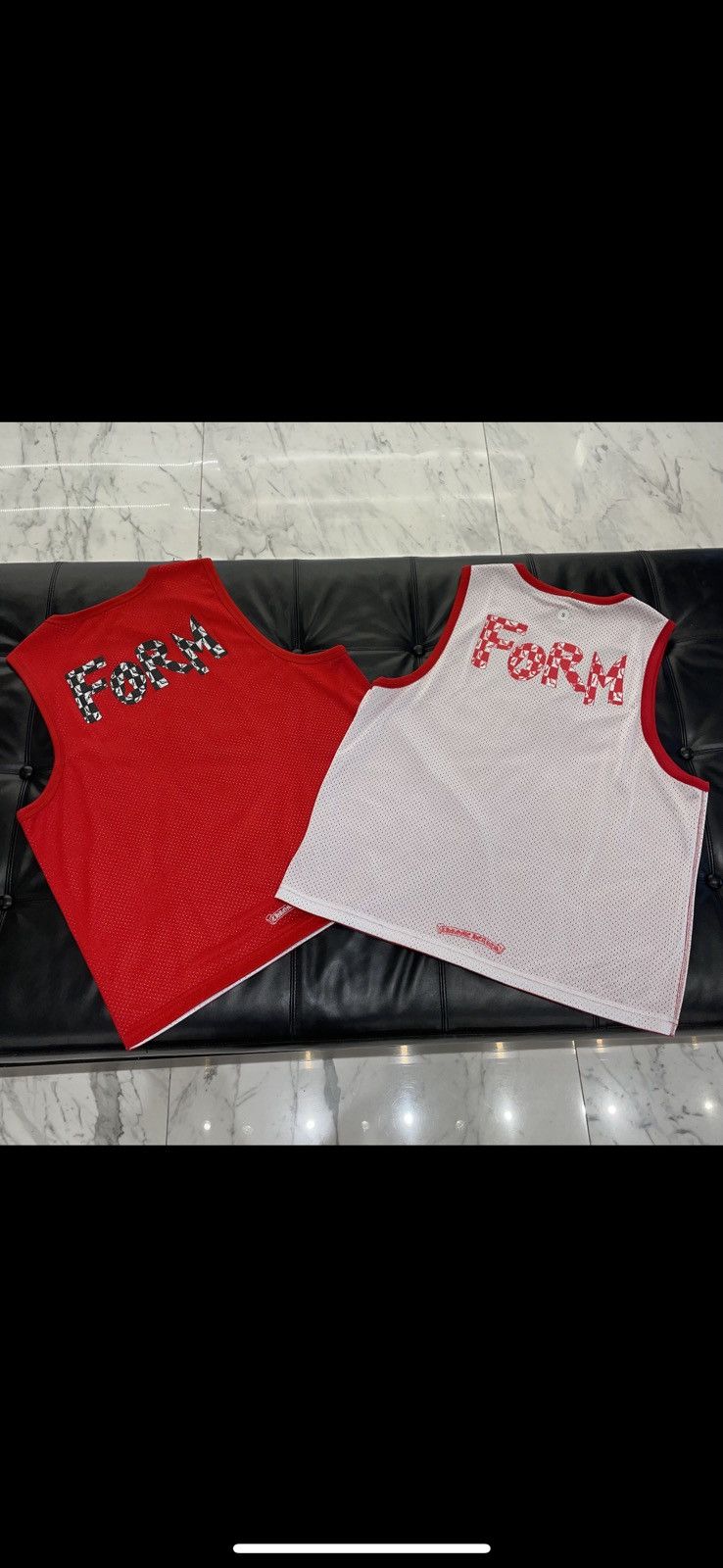 image of Chrome Hearts Jersey in Red, Men's (Size Large)