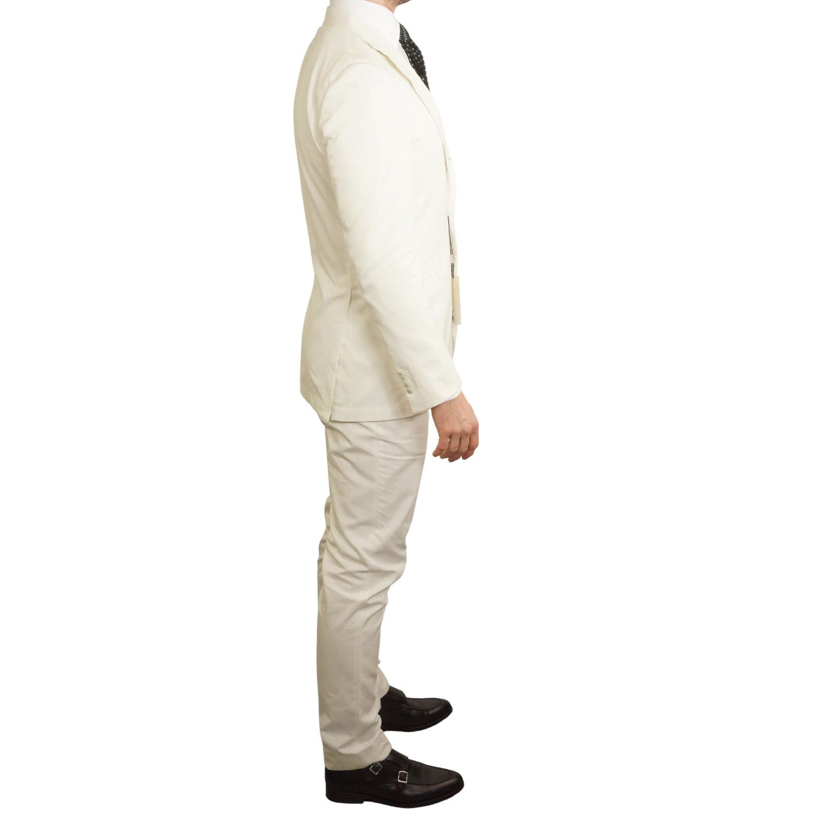 Suitsupply Men Suitsupply Havana Jetted Unlined Offwhite Cotton UK/US38 Size 38R - 2 Thumbnail