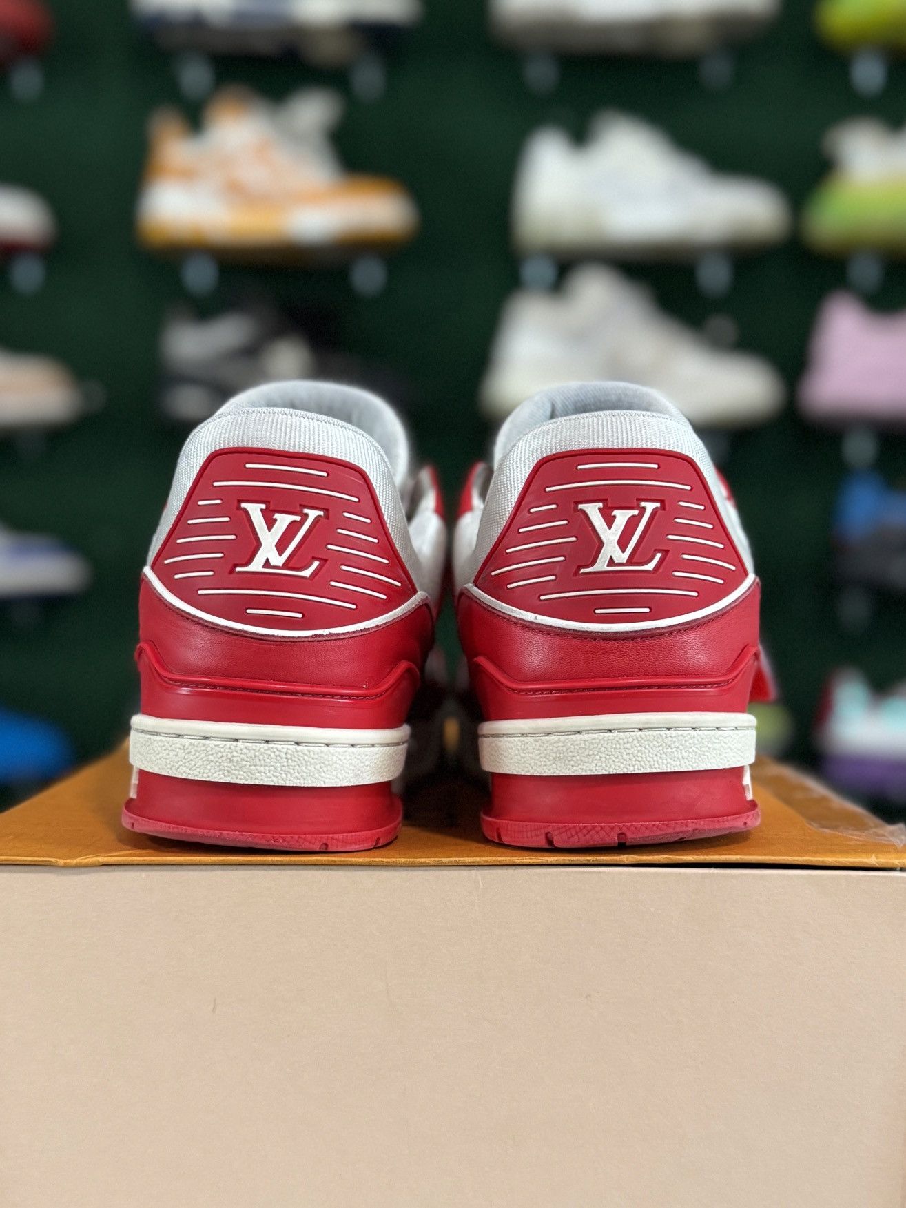 Louis Vuitton Louis Vuitton Trainer White Red ‘Product Red’ Size US 9.5 / EU 42-43 - 5 Thumbnail